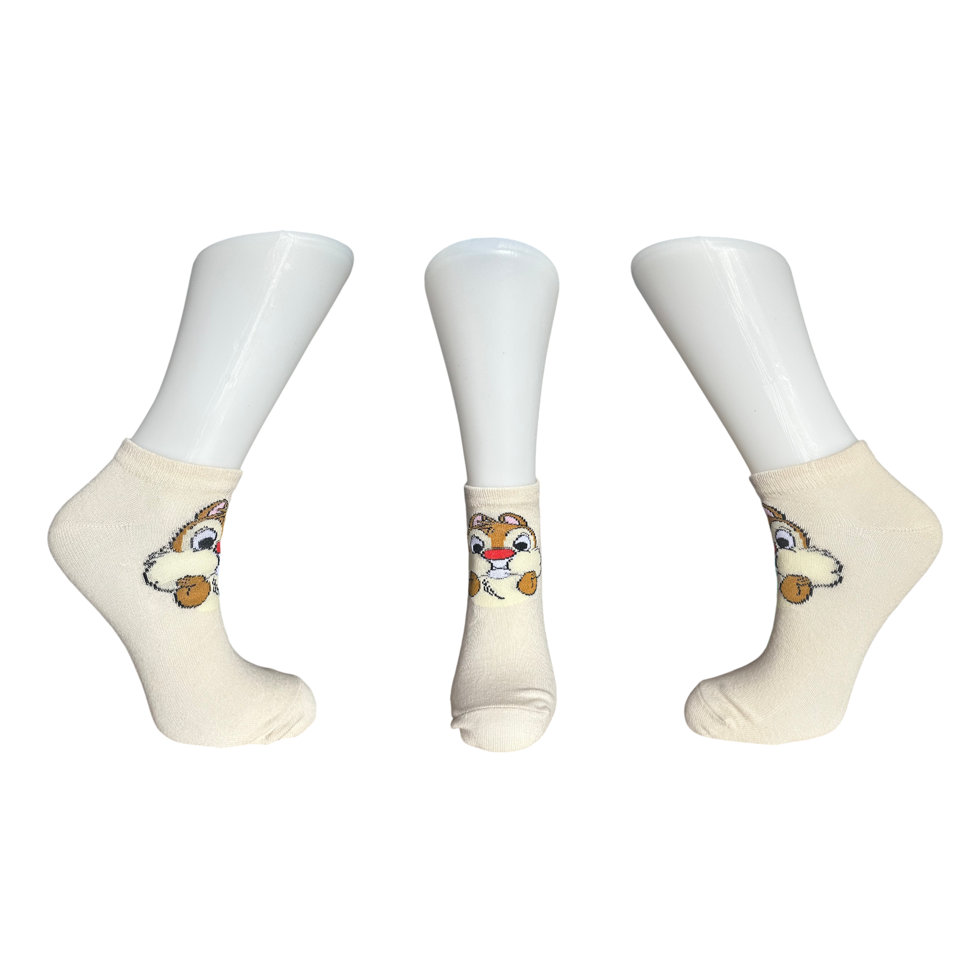 Disney - Tic et tac : Lot de 3 chaussettes "37/43" - Disneyland Paris - disney parks - socks - le palais des goodies