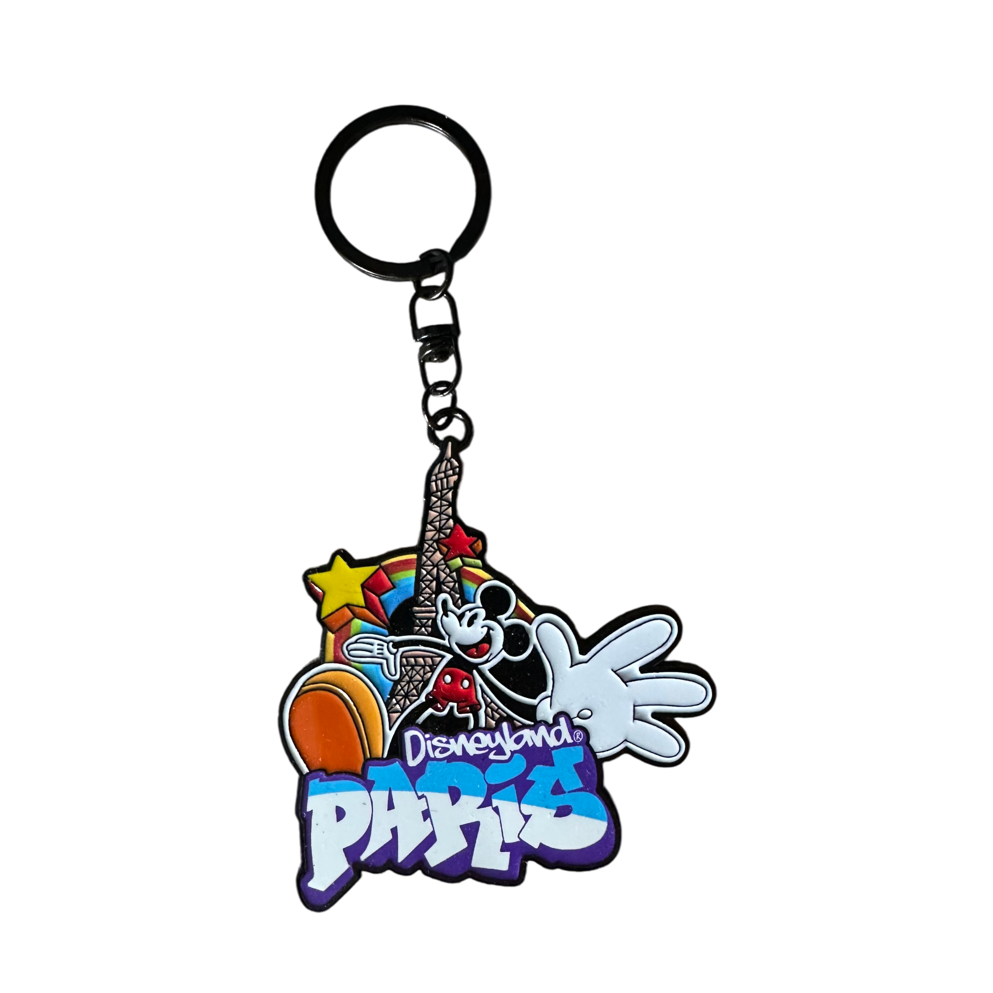 Disney - Mickey Mouse : Porte-clé "art street" - keychain - Disneyland Paris - disney parks - le palais des goodies