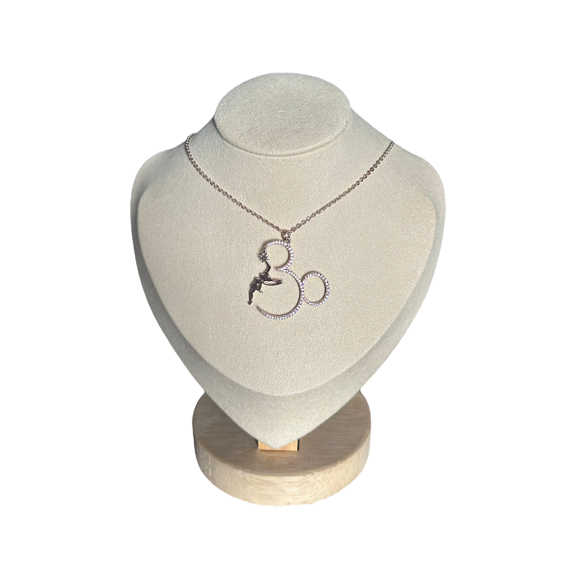 Disney - Clochette : Collier "30e anniversaire" - Disneyland Paris - disney parks - necklace - le palais des goodies