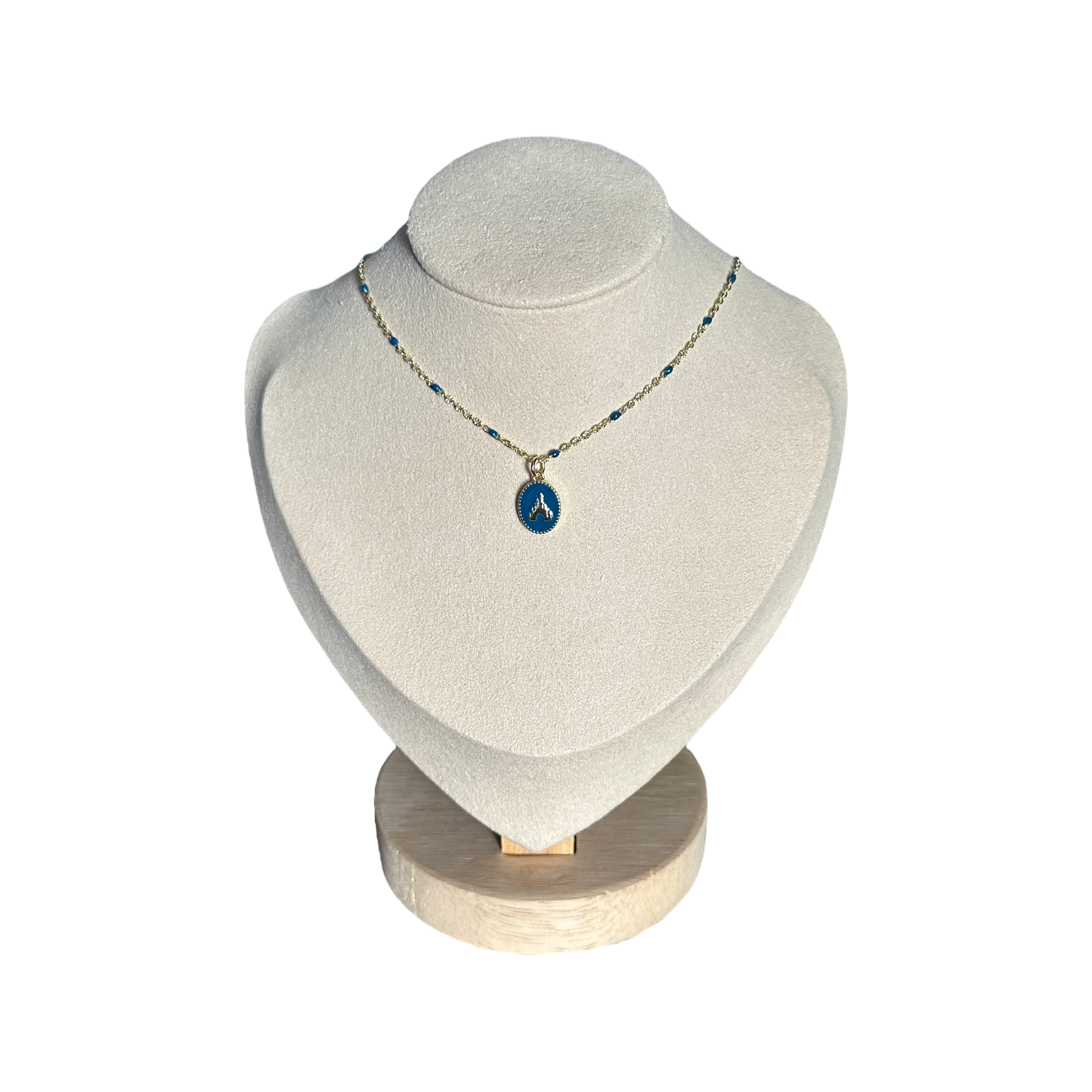 Disney : Collier fantaisie style camée - necklace - Disneyland Paris - disney parks - le palais des goodies