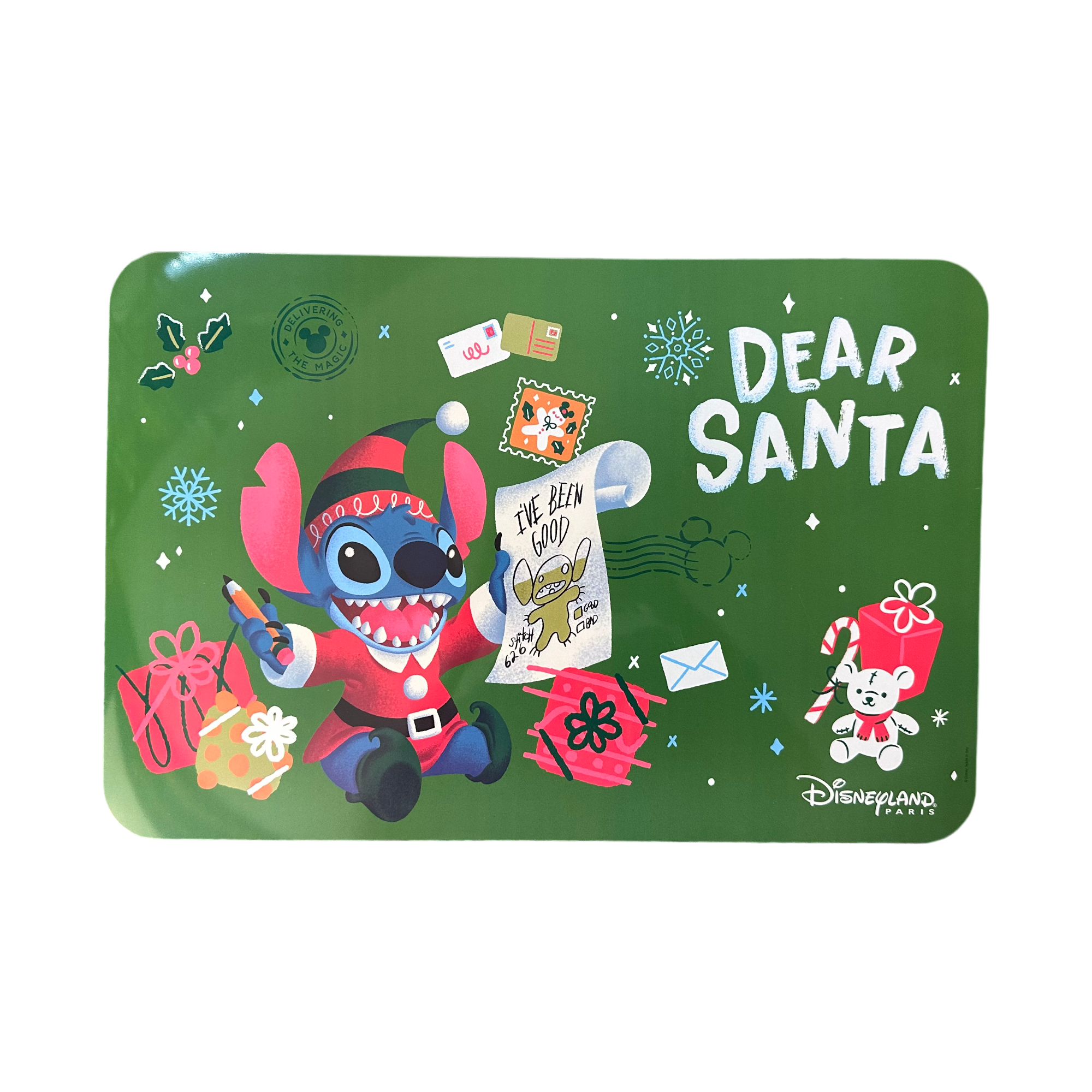 Disney - Lilo et Stitch : Set de table "Stitch lutin" - Disneyland Paris - disney parks - le palais des goodies