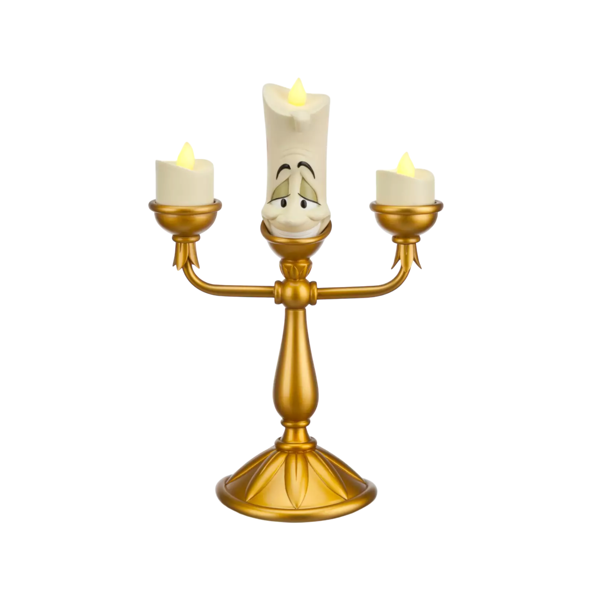 Disney - La Belle et la Bête : Figurine lumineuse Lumière - Disneyland Paris - disney parks - figure - figurine - statue - le palais des goodies