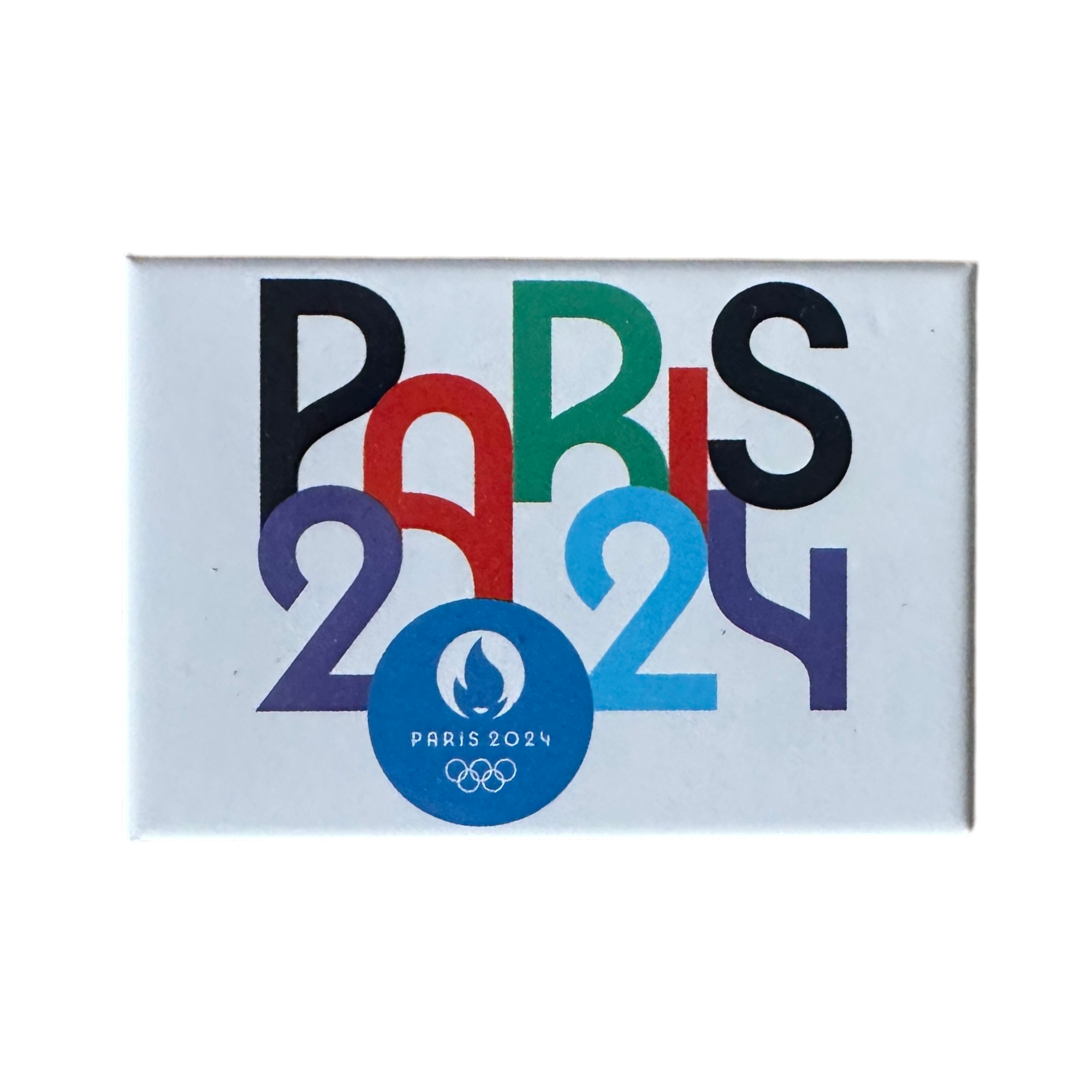 Jeux Olympiques - Paris 2024 : Aimant logo - olympique - paralympique - le palais des goodies