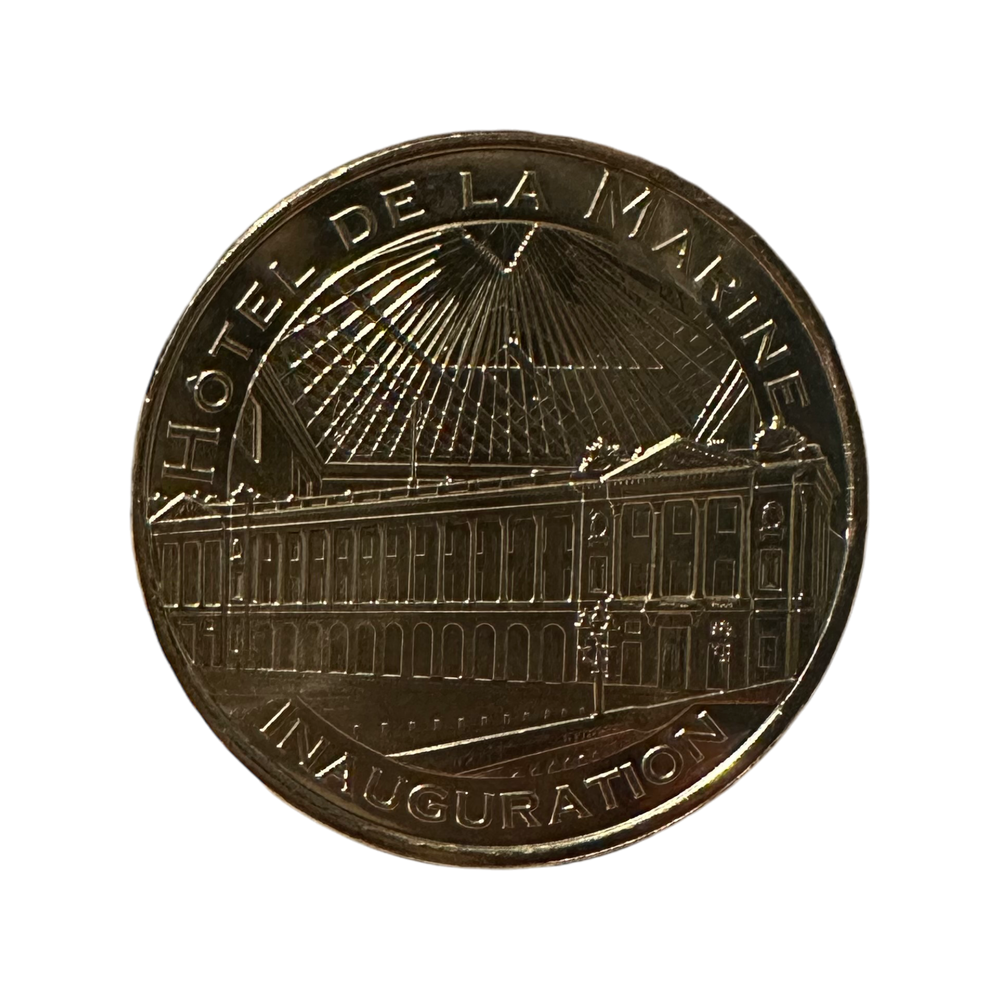 Centre des Monuments Nationaux - Médaille de Paris : Hôtel de la Marine "Inauguration" - monnaie de paris - concorde - Paris - collector - collection - le palais des goodies