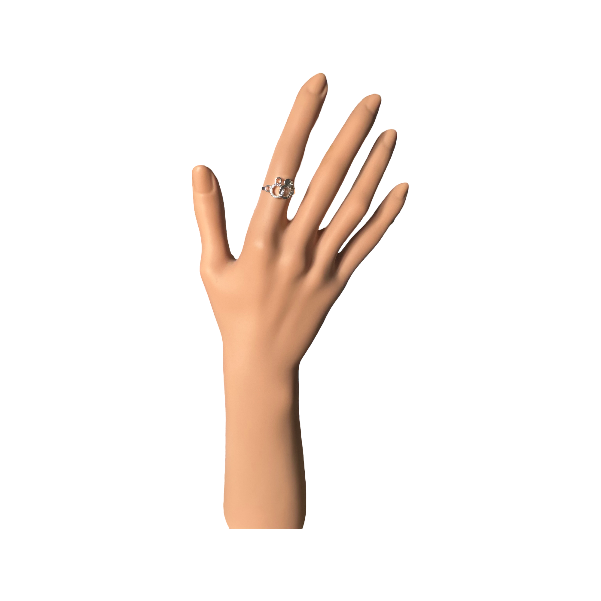 Disney Mickey Mouse Bague tête MK et MN