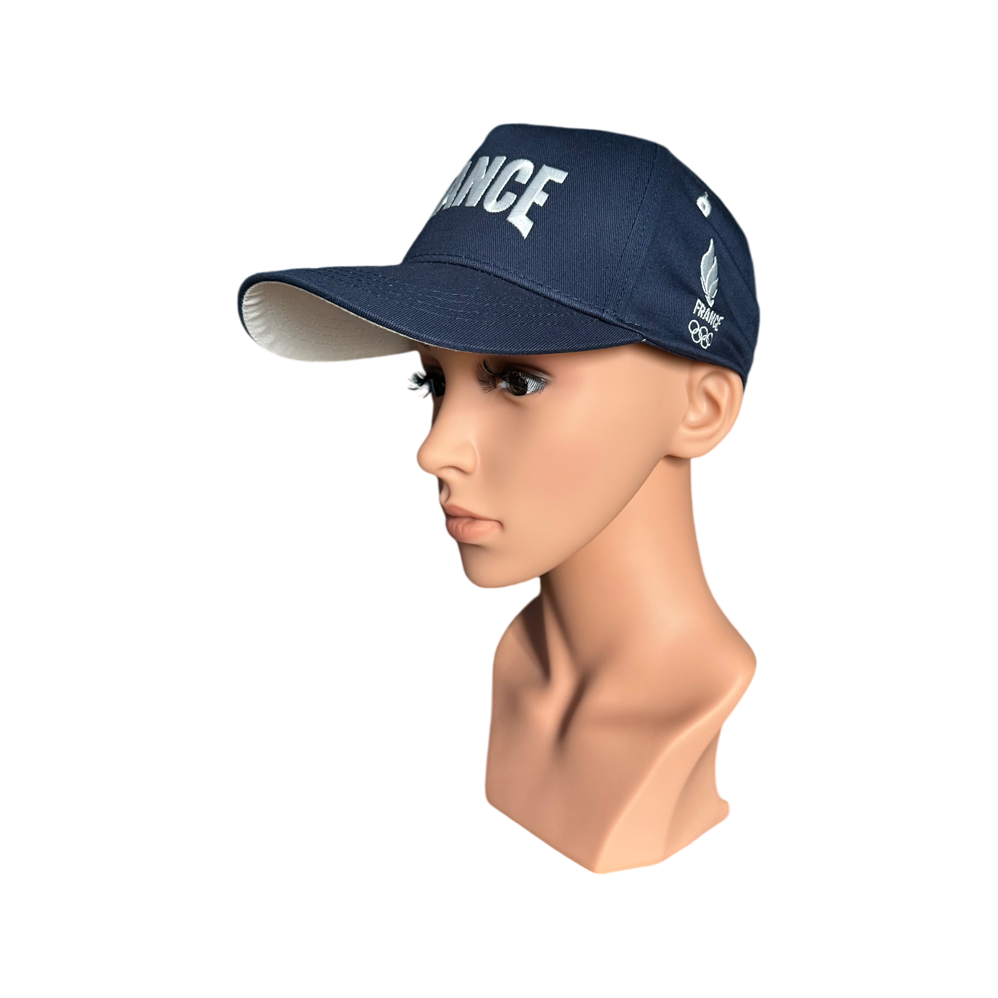 Paris 2024 - Jeux Olympiques : Casquette bleu "Le coq sportif" broderie France - le palais des goodies