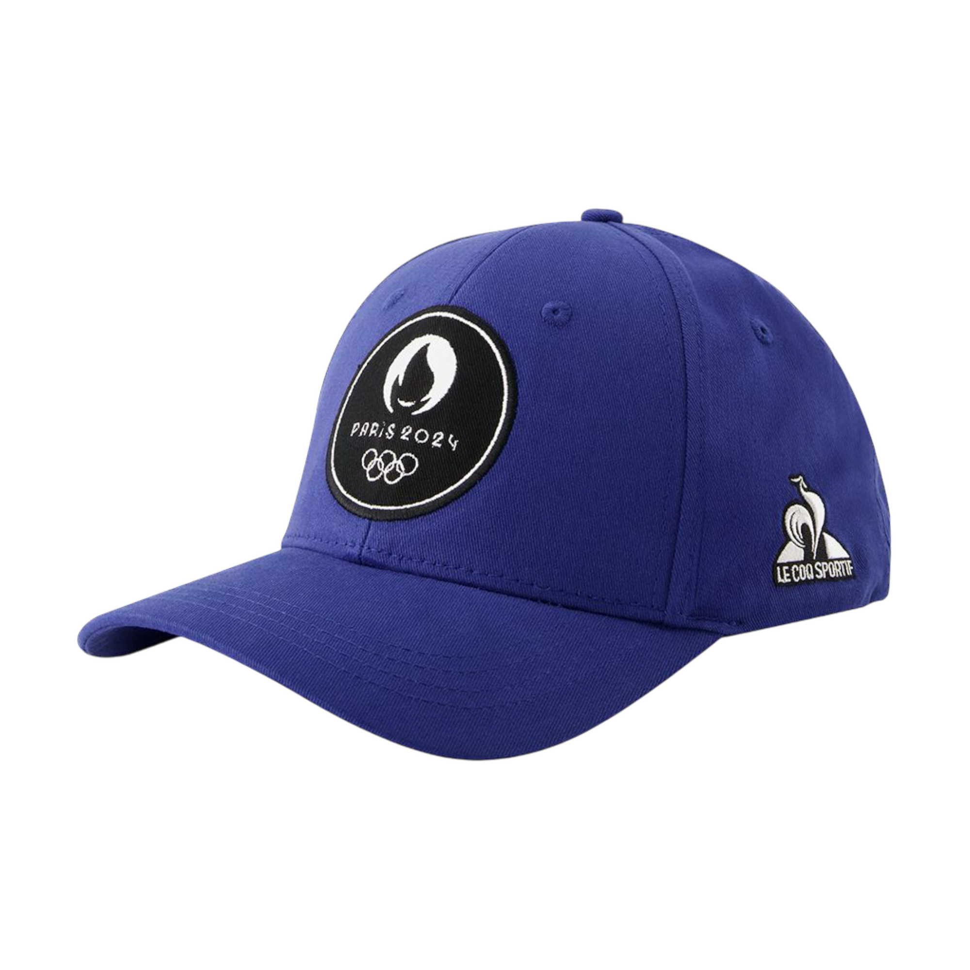 Paris 2024 - Jeux Olympiques : Casquette bleu "Le coq sportif" badge - le palais des goodies