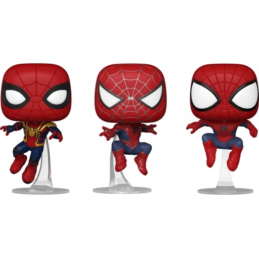 Spiderman No Way Home - Funko Pop Bobble Head : Pack 3 Spider