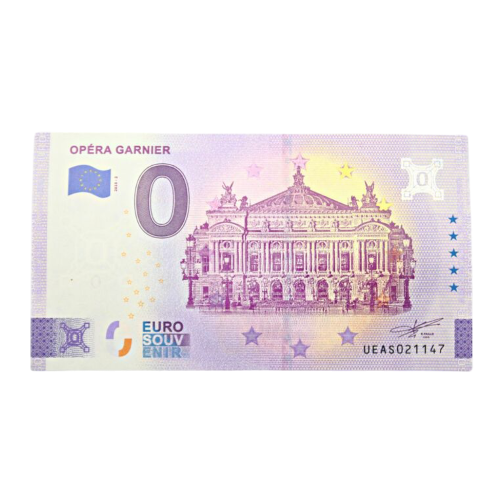 Billet Touristique - Euro souvenir : Opéra garnier - le palais des goodies