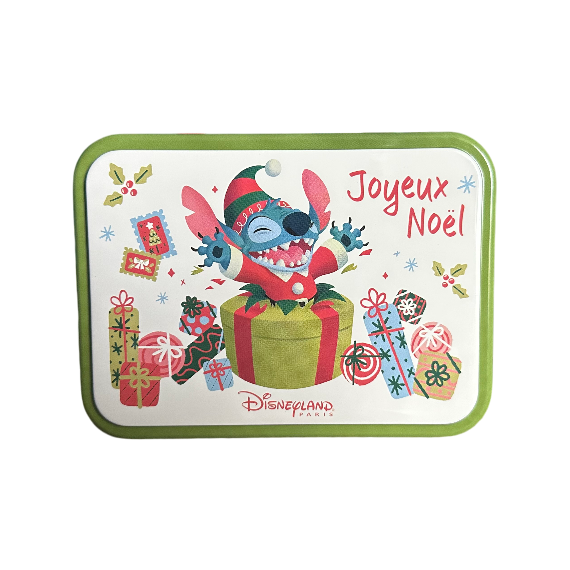 Disney - Lilo et Stitch : Boîte à bonbons "Joyeux Noël" - Disneyland Paris - Disney Store - shop disney - disney parks - lilo