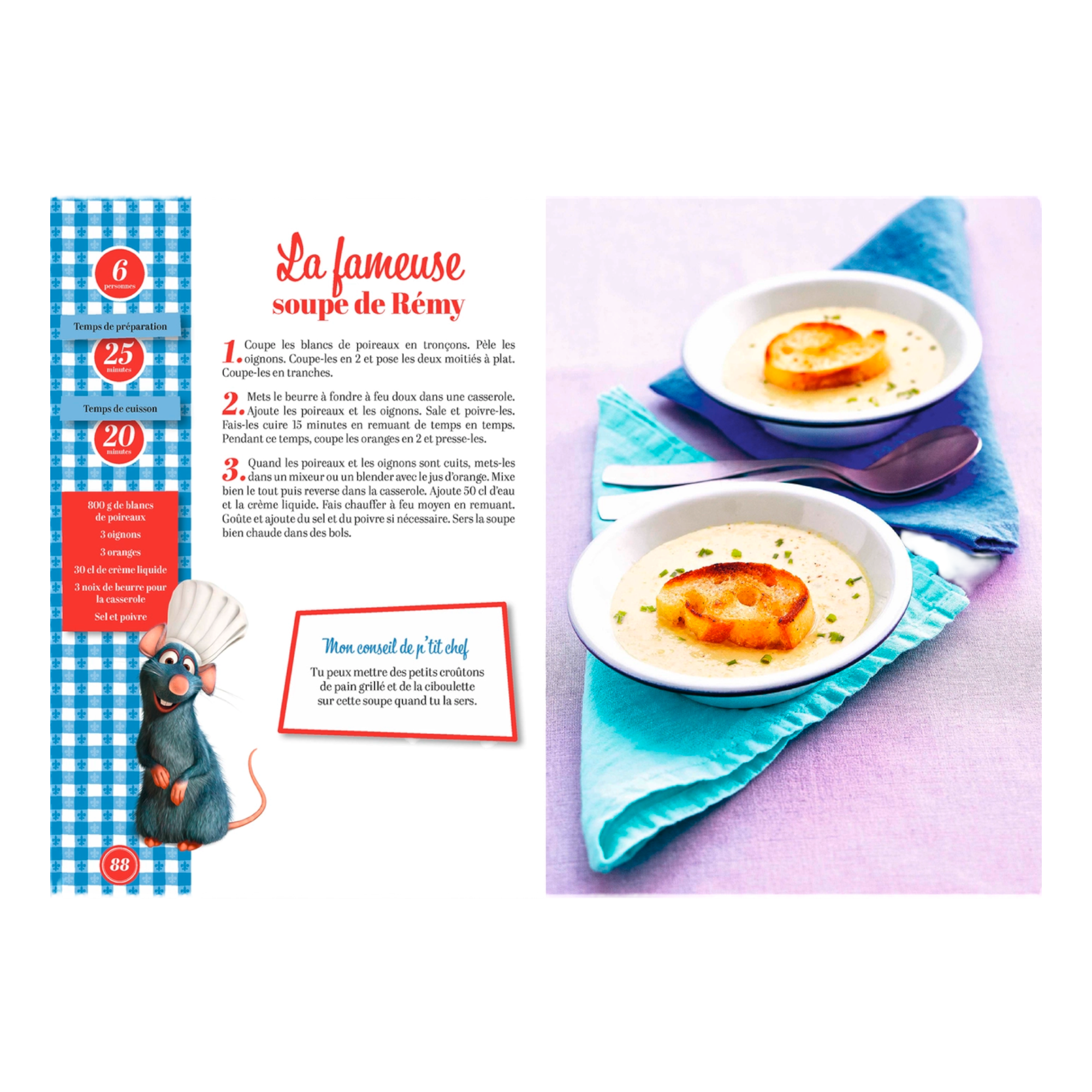 Disney-Pixar - Ratatouille : CHEF RÉMY oui, tout le monde peut cuisiner - disneyland paris - disney store - disney parks - shop disney - le palais des goodies