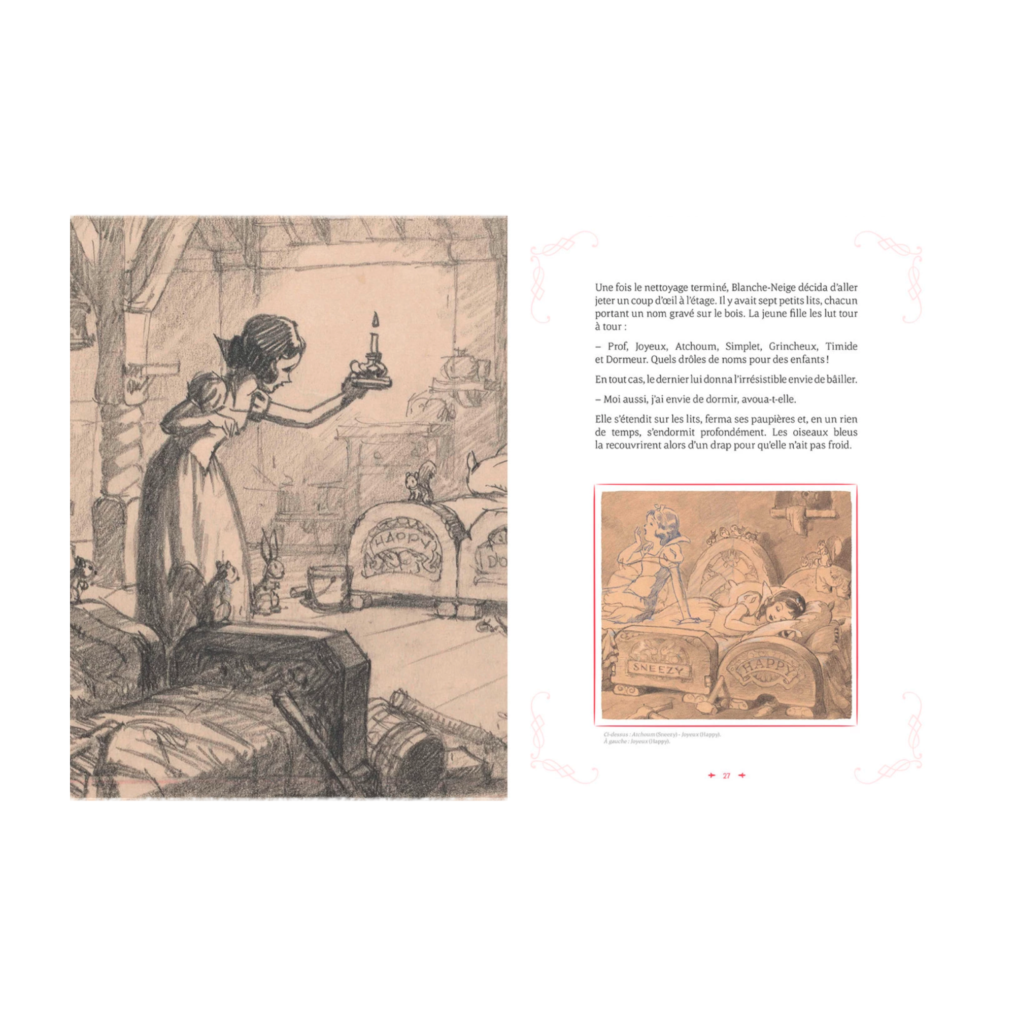 Disney - Blanche-Neige et les 7 nains : Les chefs-dœuvre illustrés - Disneyland Paris - disney store - disney parks - shop disney - le palais des goodies