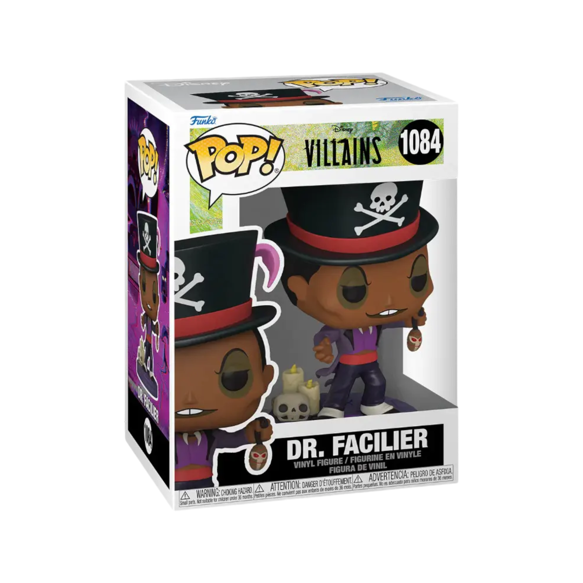 Disney - Funko Pop N°1084 : Dr. Facilier - Disneyland Paris - disney parks Disney store - shop disney - le palais des goodies