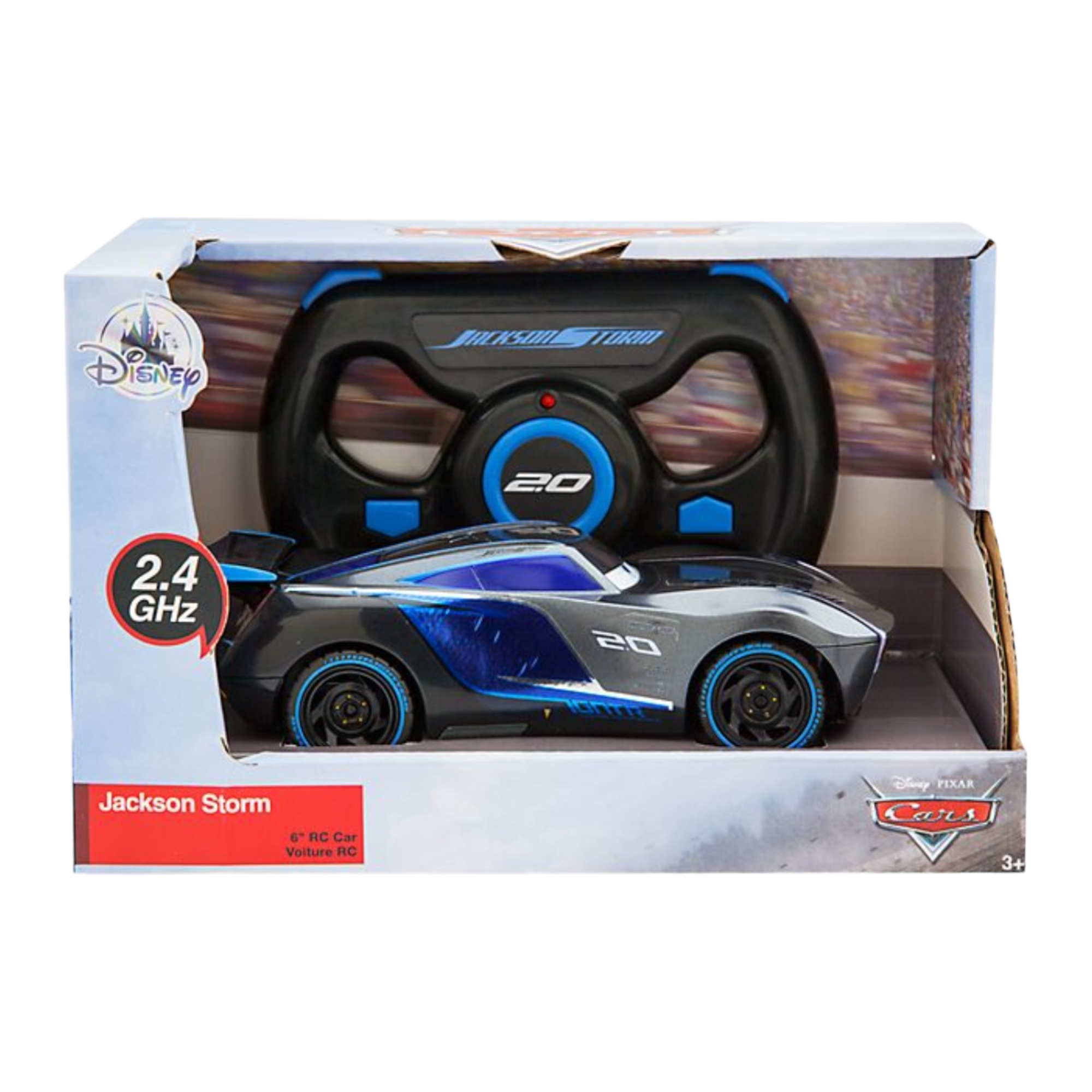 Disney/Pixar - Cars : Voiture radio-télécommandée Jackson Storm - Disneyland Paris - disney store - disney parks - shop disney - le palais des goodies