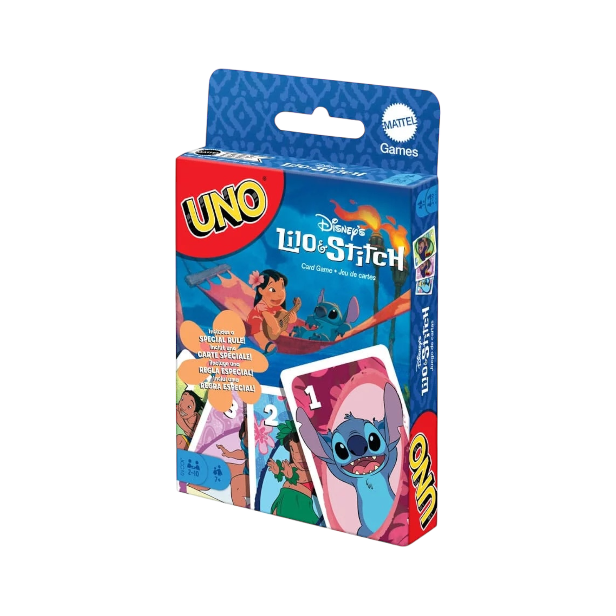 Mattel - Lilo et Stitch : Jeu de société Uno - Disneyland Paris - Disney parks - Disney Store - shop disney - le palais des goodies