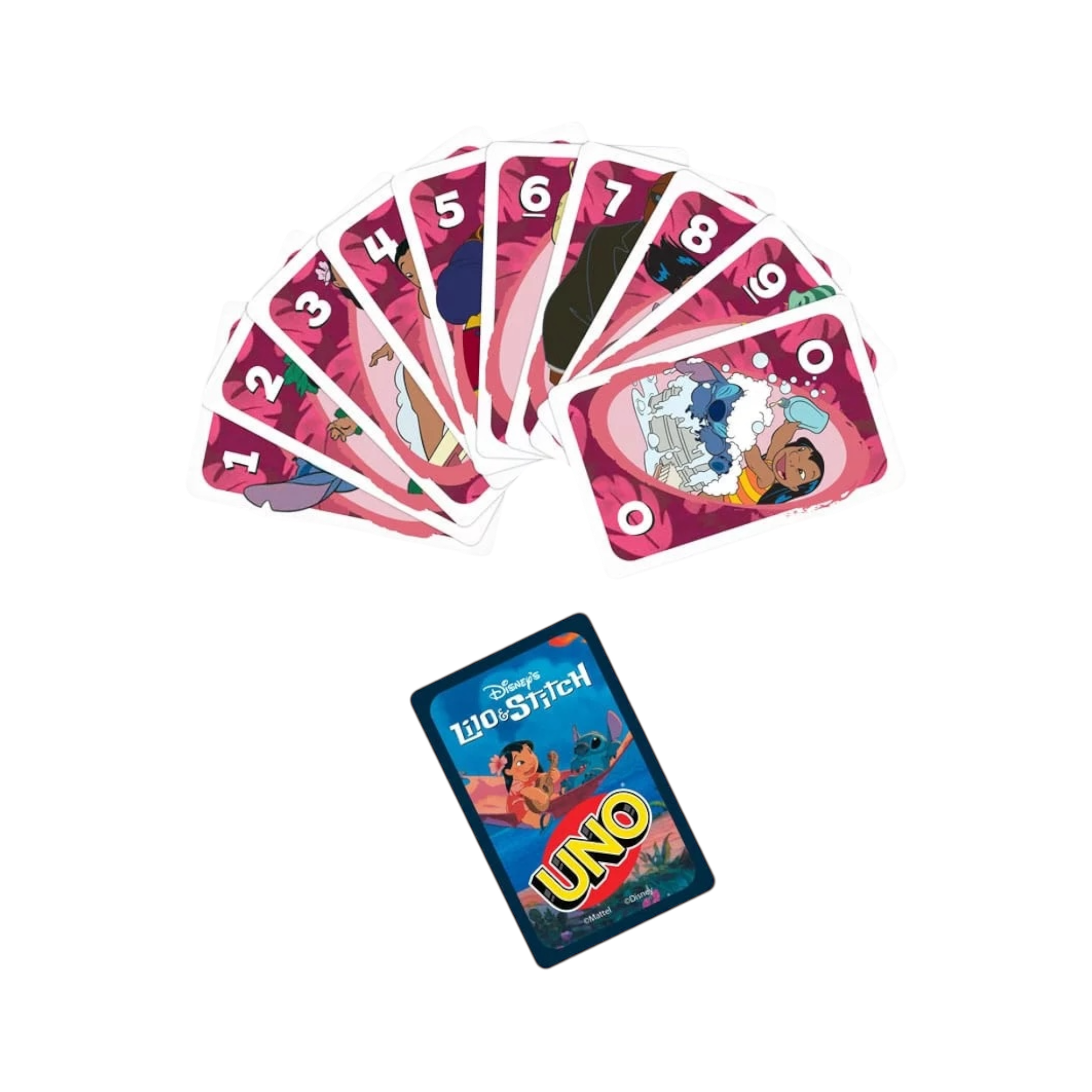Mattel - Lilo et Stitch : Jeu de société Uno - Disneyland Paris - Disney parks - Disney Store - shop disney - le palais des goodies