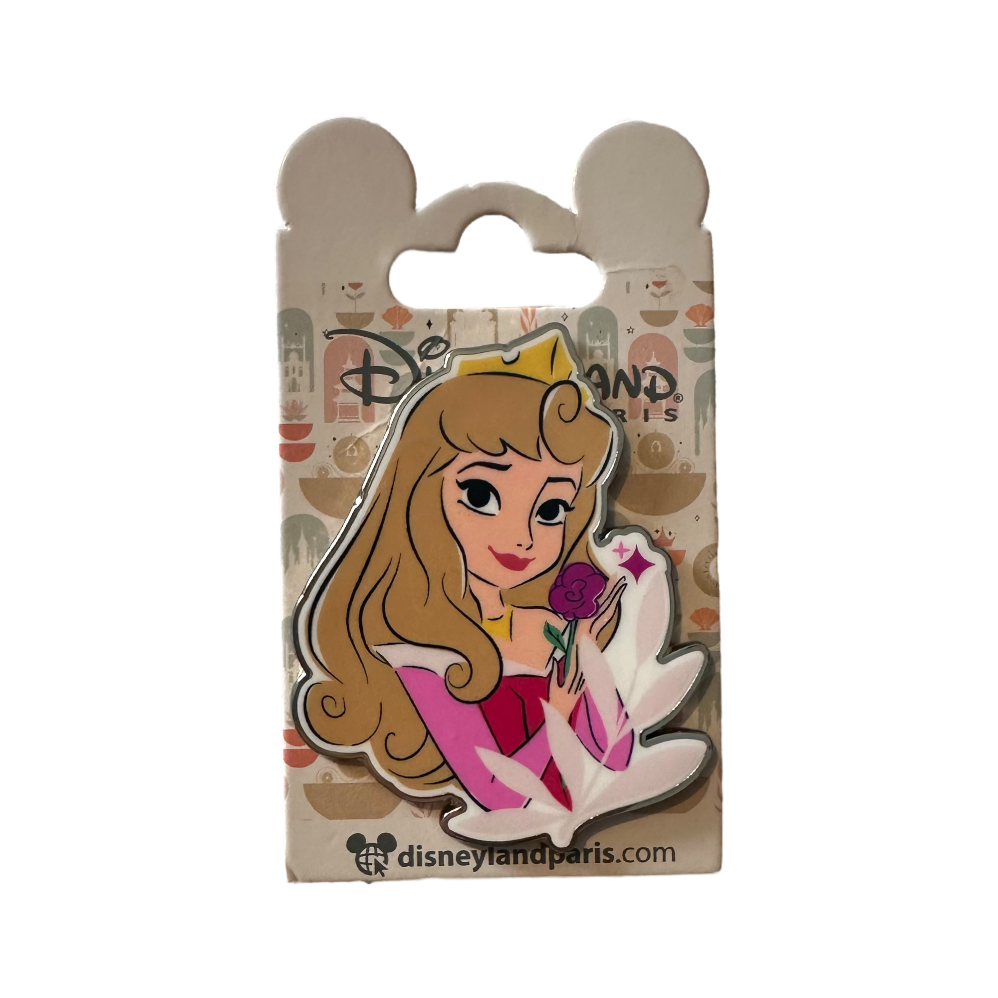Disney - La Belle au bois dormant - Pins Aurore "Flowers" - Disneyland Paris - disney parks - Disney Store - shop disney - le Palais des Goodies