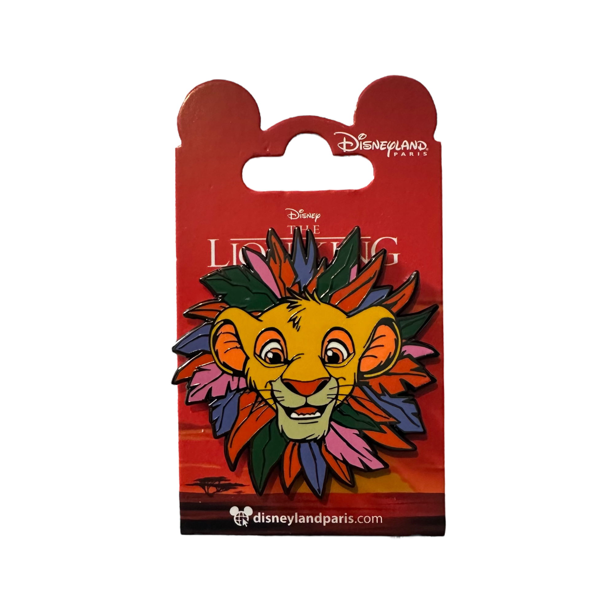 Disney - Le roi lion : Pin’s Simba - Disneyland Paris - Disney Store - disney parks - shop disney - le Palais des Goodies