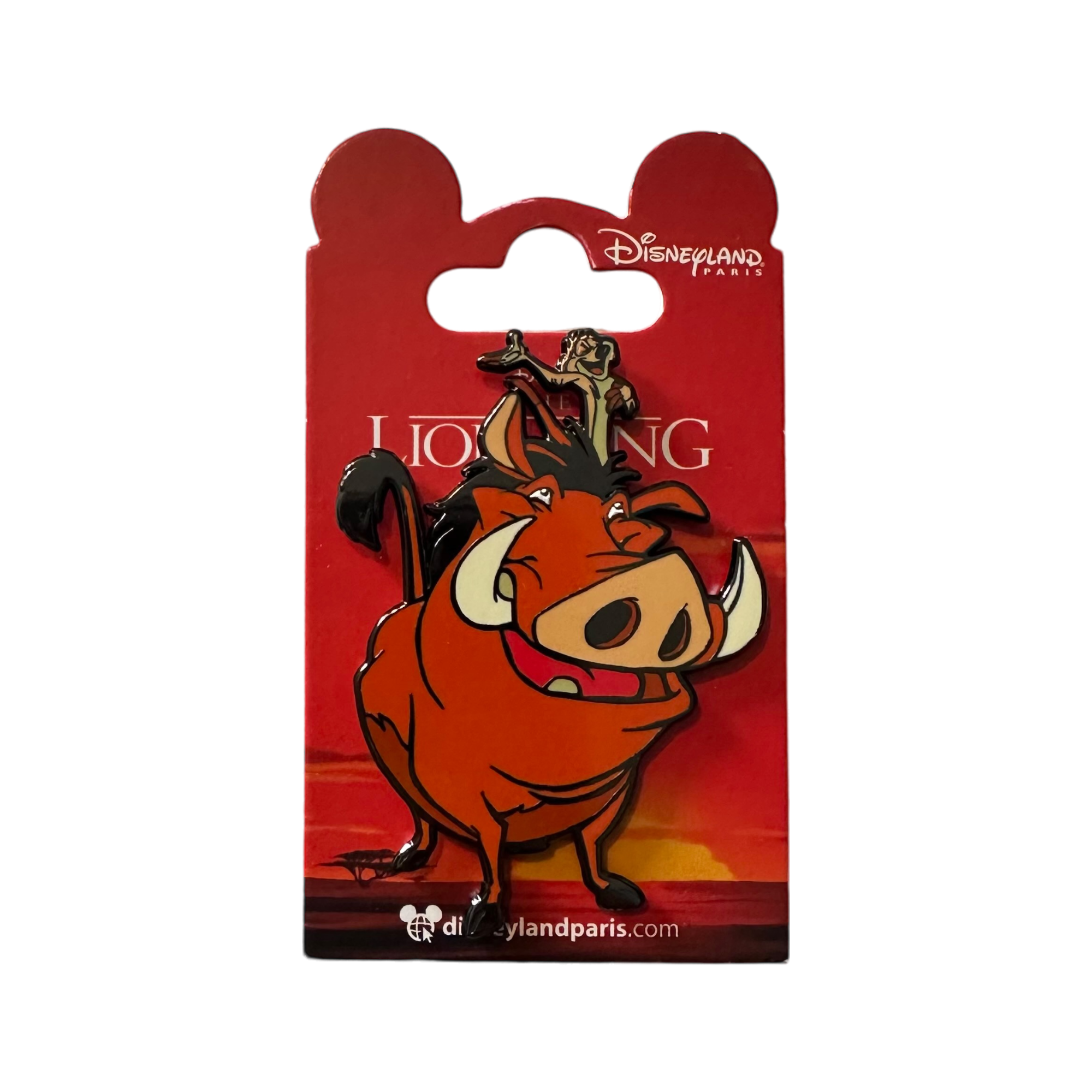 Disney - Le roi lion : Pin’s Timon et Pumba - Disney Store - disney parks - shop Disney - Disneyland Paris - le Palais des Goodies