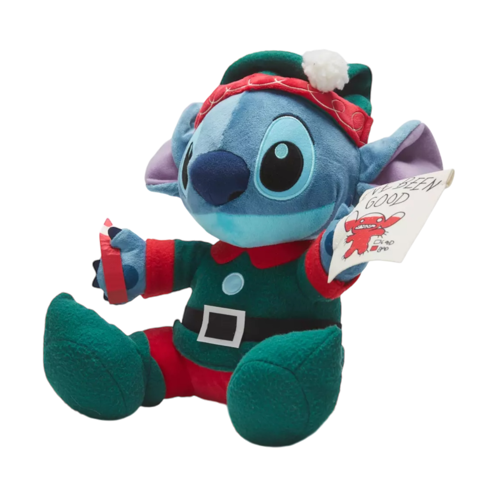 Disney - Lilo et Stitch : Peluche Stitch lutin - Disneyland Paris - disney parks - Disney Store - shop disney - le palais des goodies