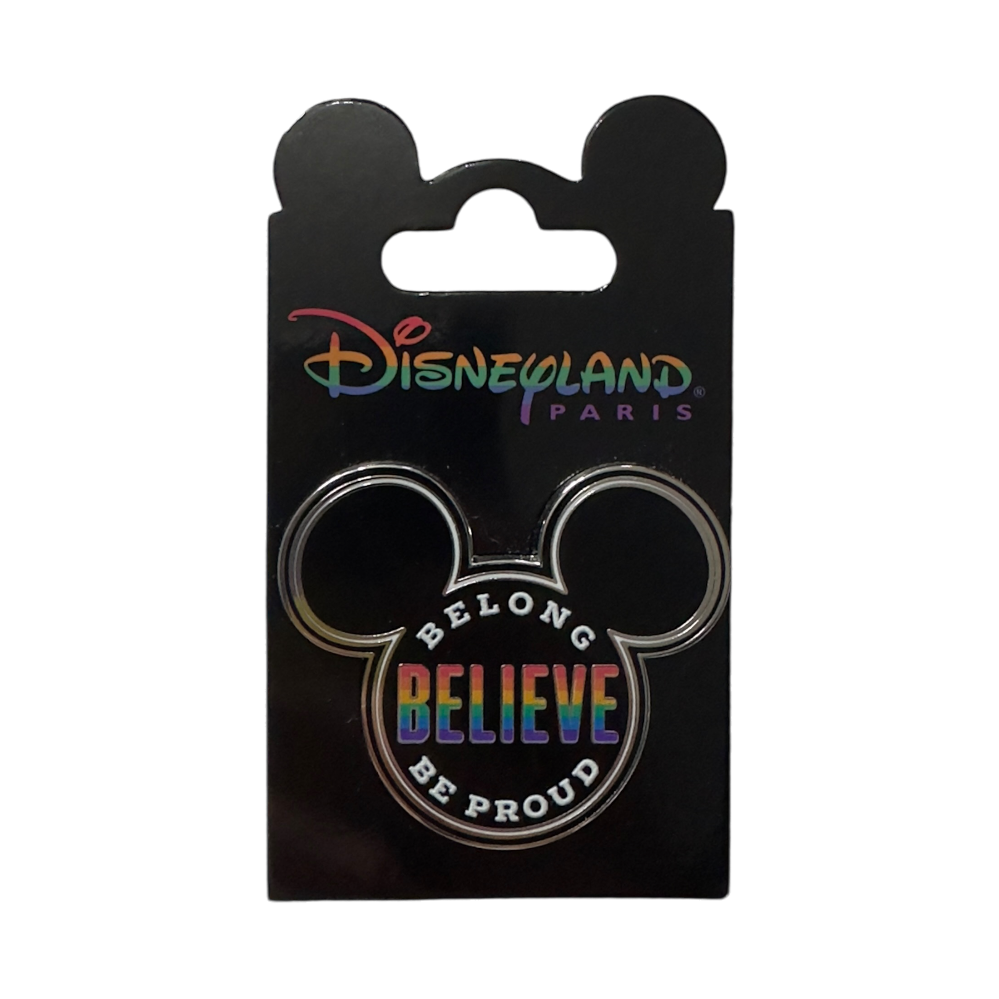 Disney - Mickey Mouse : Pins "belong be proud" - Disneyland Paris - Disney Store - disney parks - shop disney - le palais des goodies