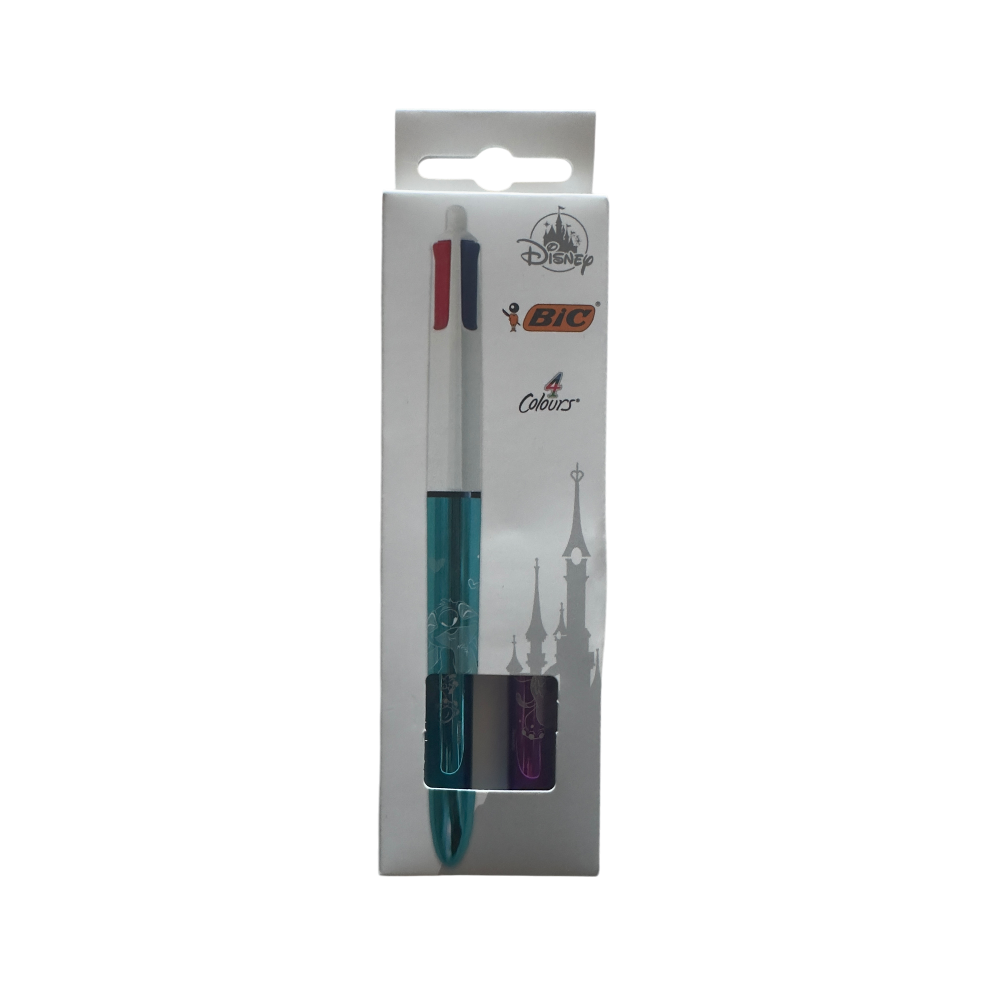 Disney - Lilo et Stitch : Lot de Bic 4 couleurs "Love" - disneyland paris - disney parks - disney store - shop disney - le palais des goodies