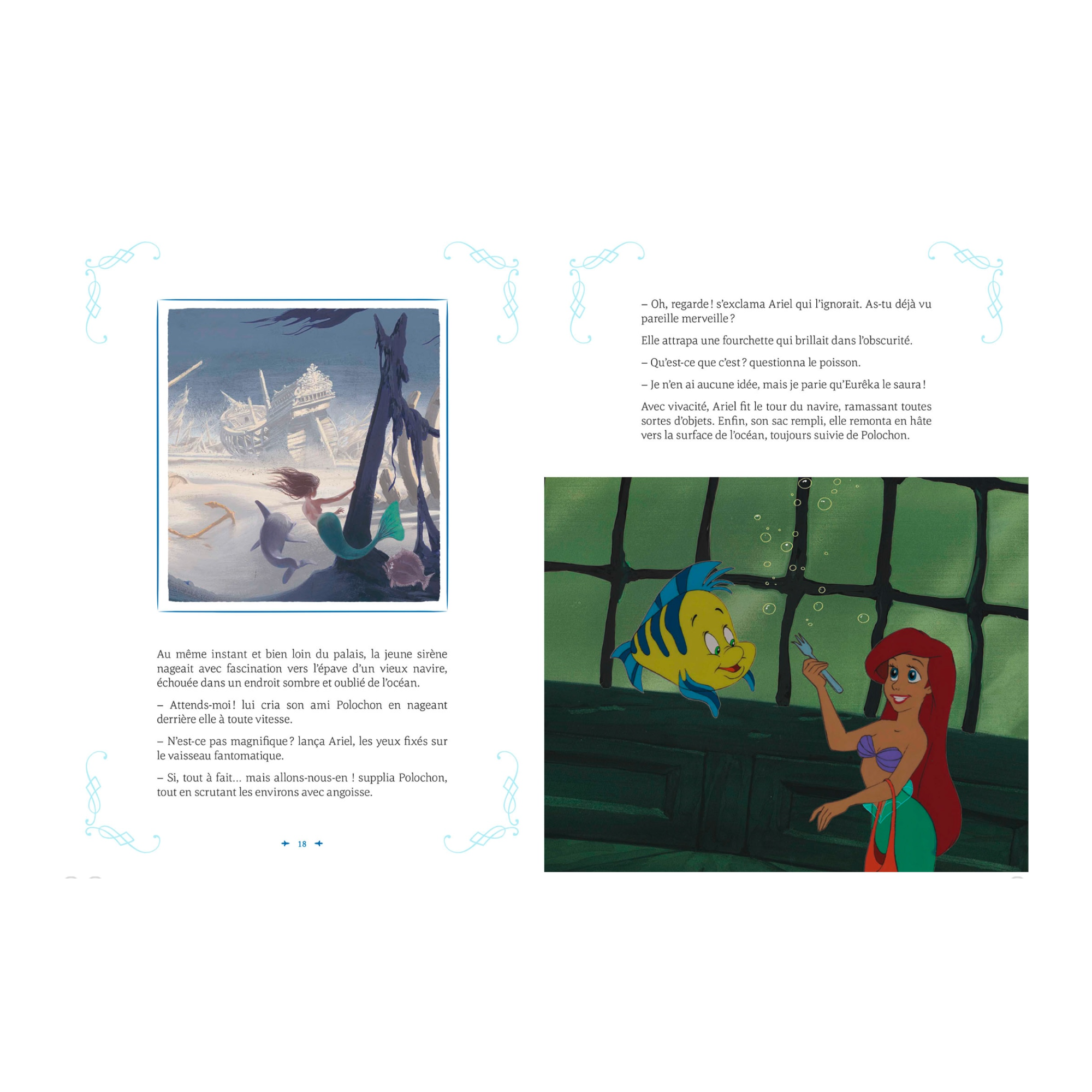 Disney - La petite sirène : Les chefs-dœuvre illustrés - Disneyland Paris - disney parks - disney store - shop disney - le palais des goodies