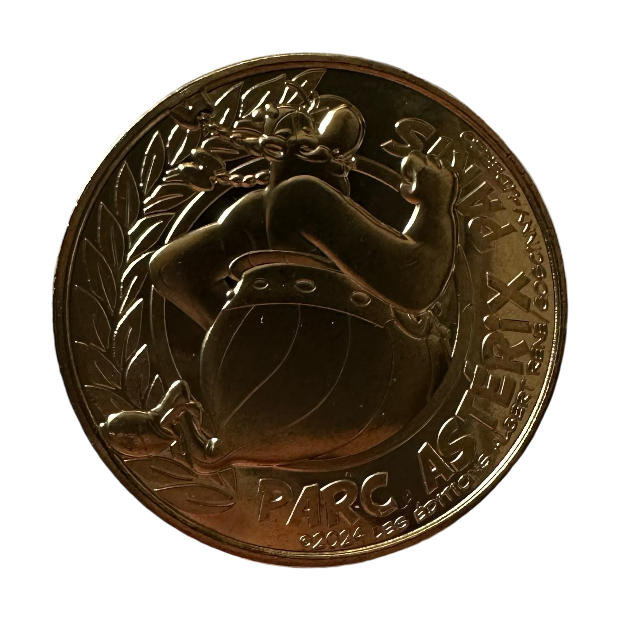 Astérix - Monnaie de Paris : Obélix - Parc Astérix - park Asterix - jeton touristique - monnaie de paris - médaille de collection - médailleuses de paris - le palais des goodies