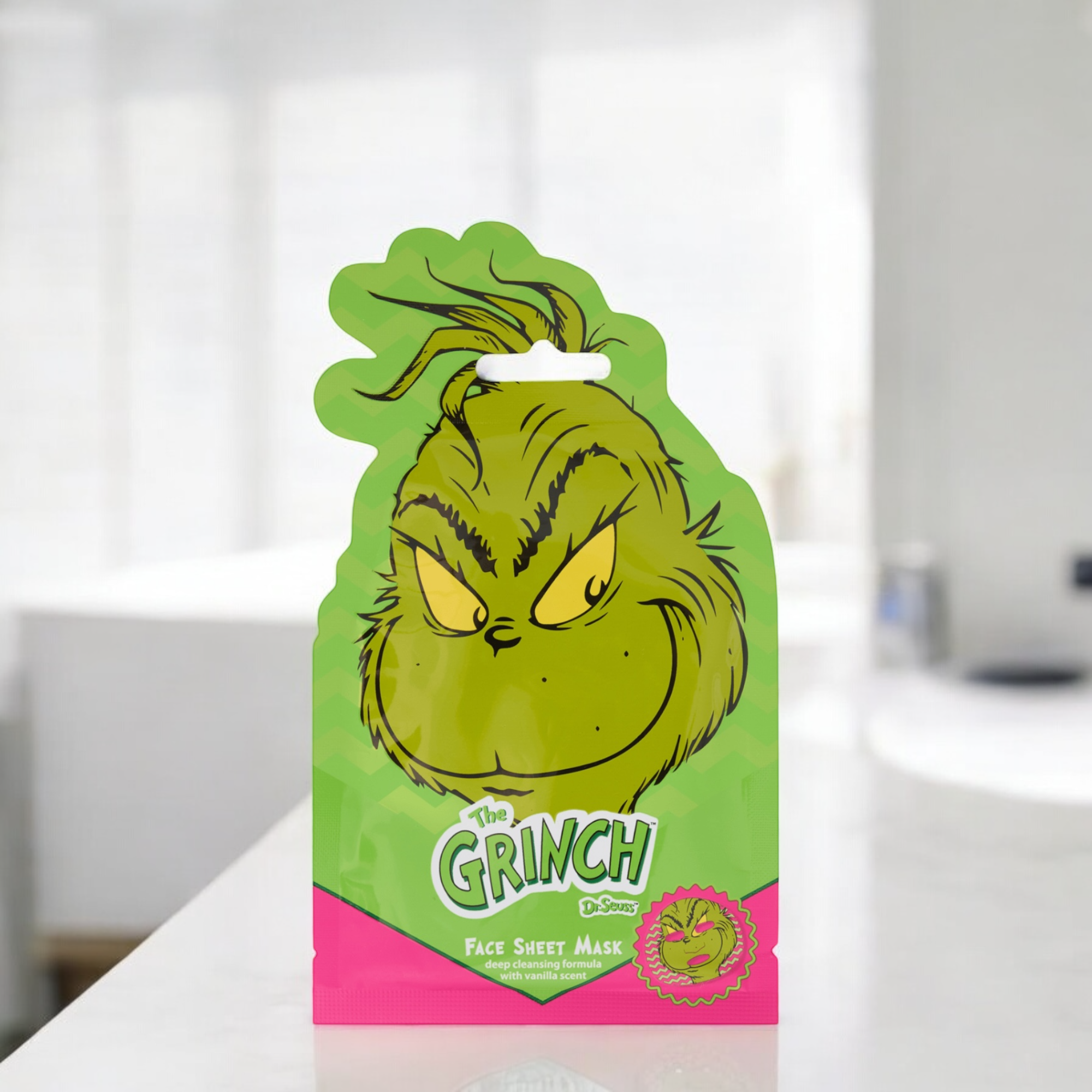 Grinch : Masque en tissu pour le visage - le palais des goodies