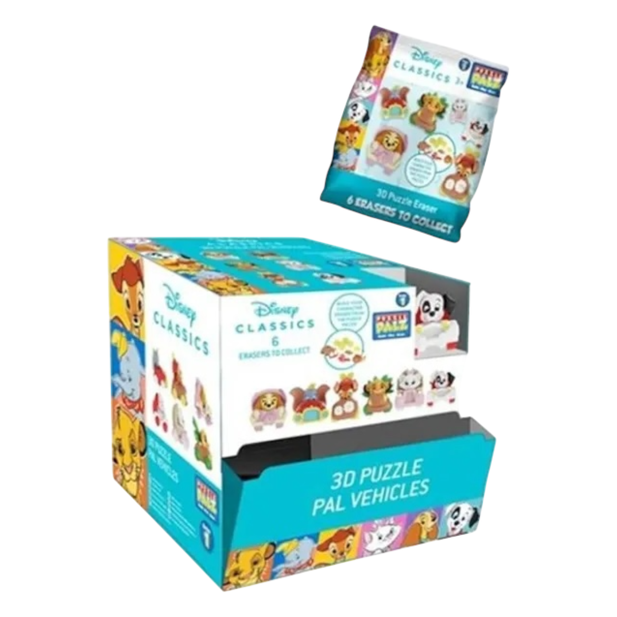 Disney Classic - Gomme puzzle 3d véhicule - Disneyland Paris - disney store - disney parks - shop disney - le palais des goodies