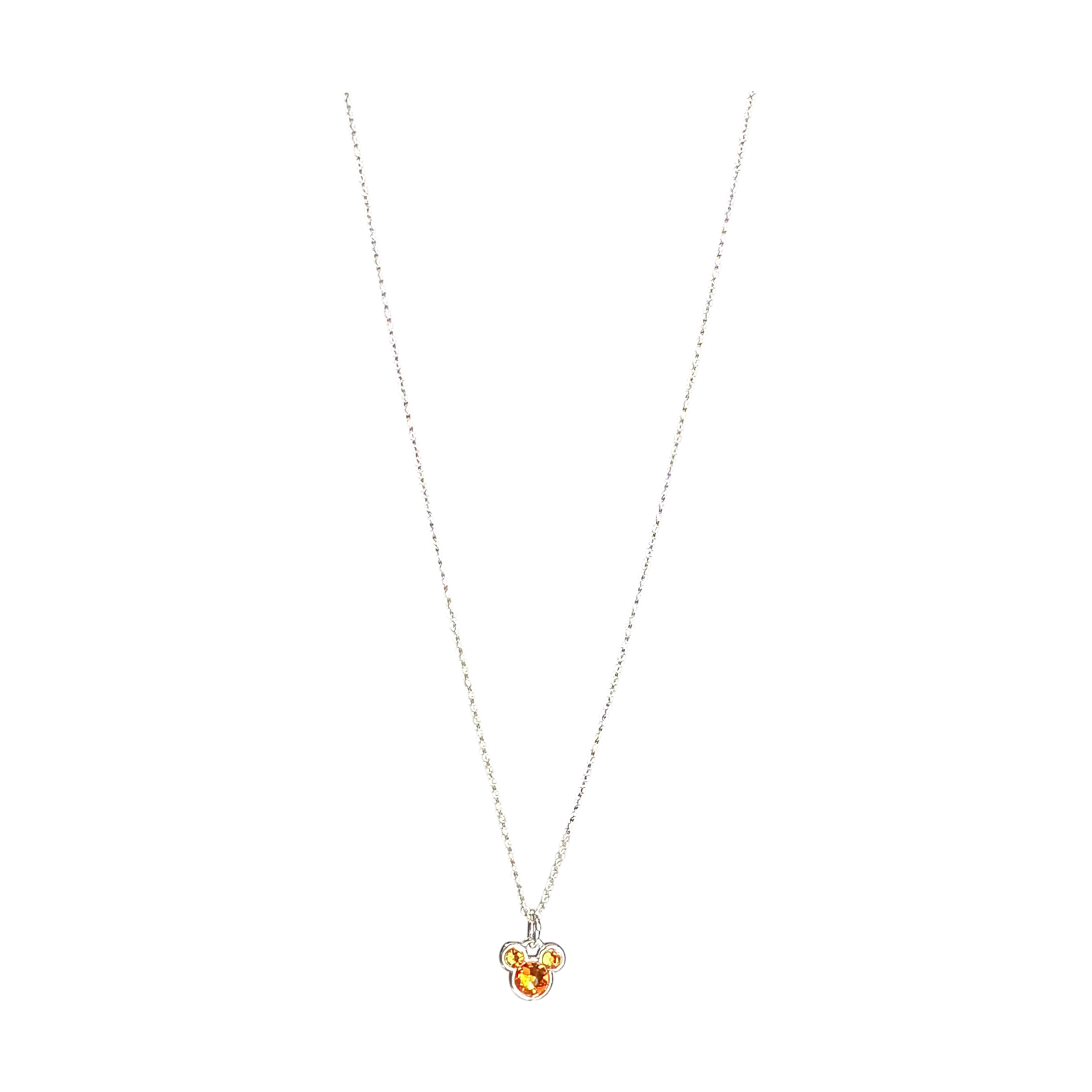 Disney - Mickey Mouse : Collier fantaisie "Novembre" - Disneyland Paris - disney parks - disney store - shop disney - le palais des goodies