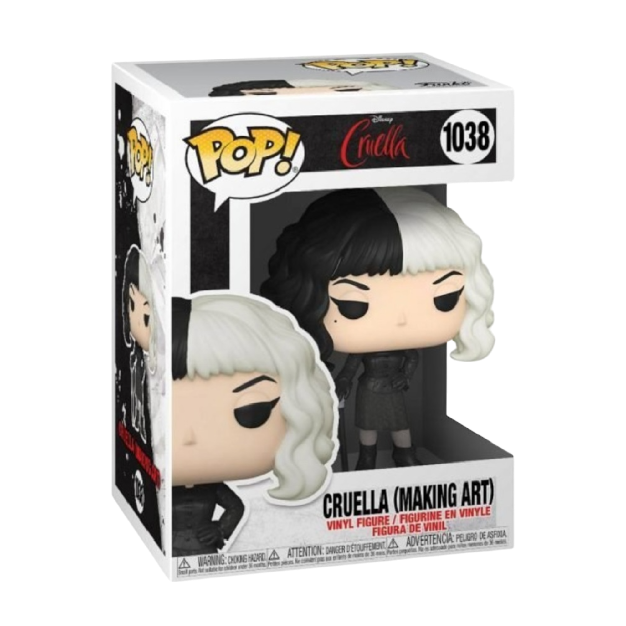 Disney - Funko Pop N°1038 : Cruella (Making Art) - disneyland paris - disney parks - disney store - shop disney - le palais des goodies