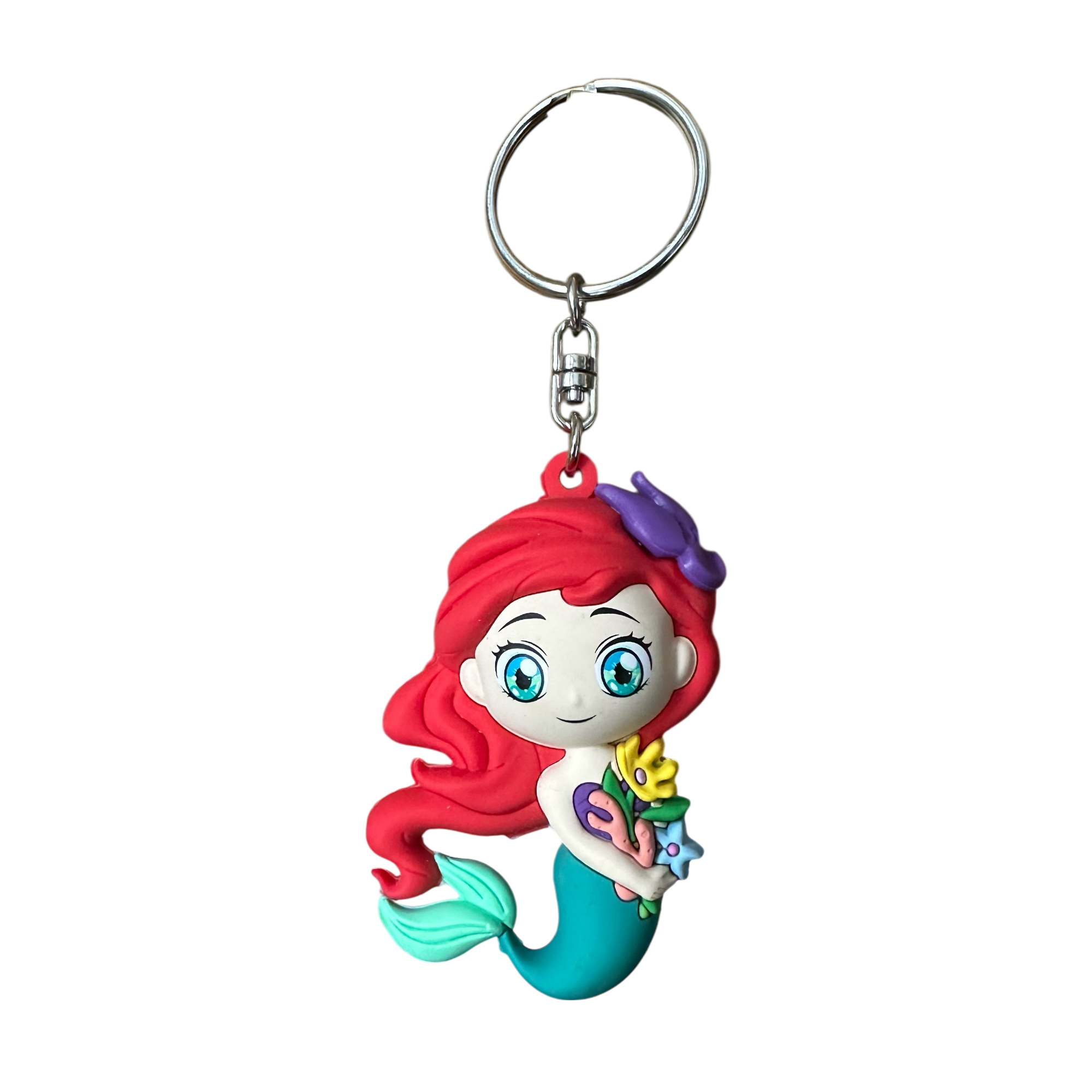 Disney - La petite sirène : Porte clef Ariel - disney - Disneyland paris - disney store - disney parks - shop disney - le palais des goodies