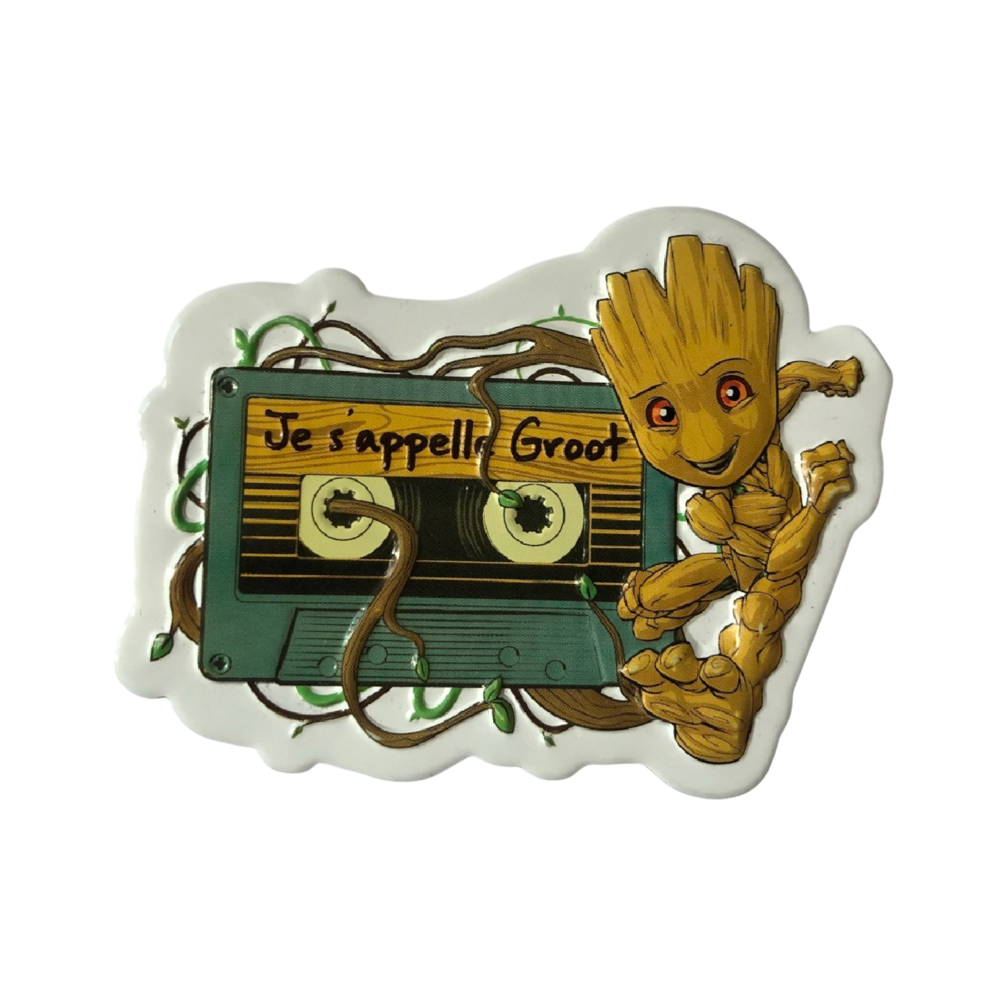 Marvel - Les gardiens de la galaxie : Magnet "Je sappelle Groot" - disneyland paris - disneyland - disney parks ) disney store - shop disney - le palais des goodies