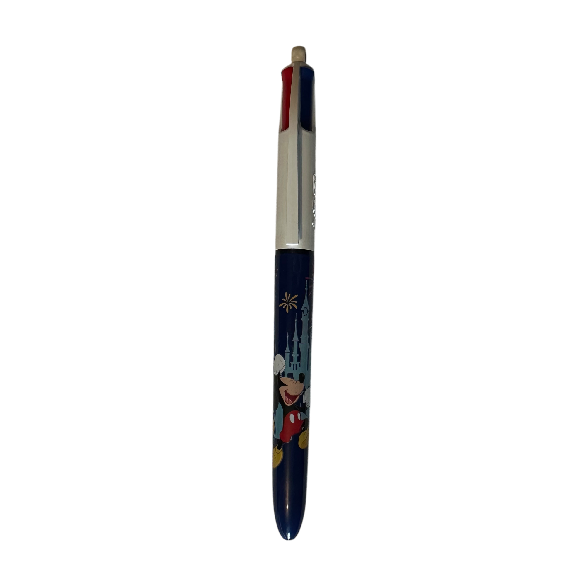 Disney - Mickey Mouse : Stylo BIC 4 couleurs "2025" disneyland paris - disney store - disney parks - shop disney - disneyland - le palais des goodies