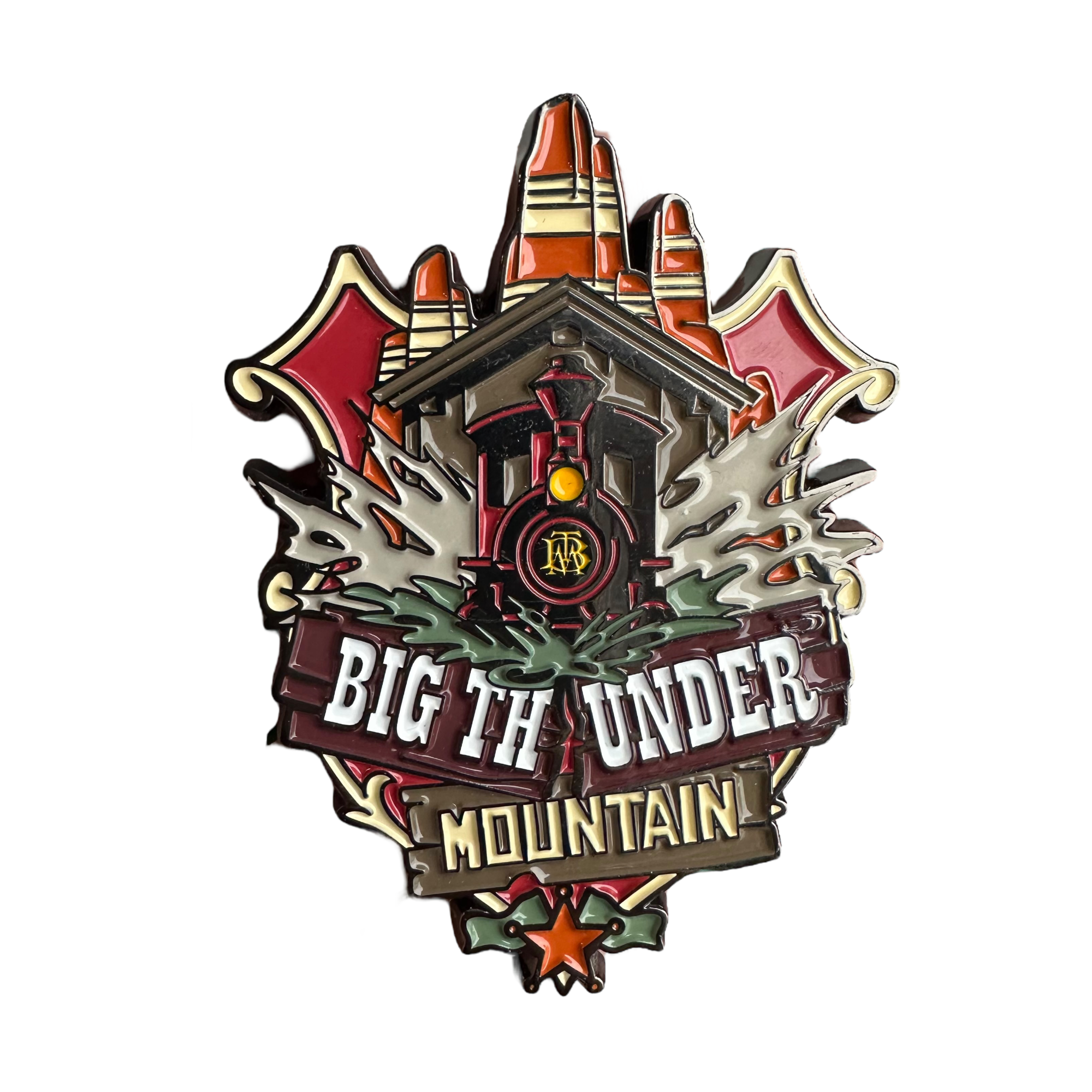Disney - Big Thunder Mountain : Magnet métal - disneyland - disneyland Paris - disney parks - shop disney - Disney Store - le Palais des Goodies