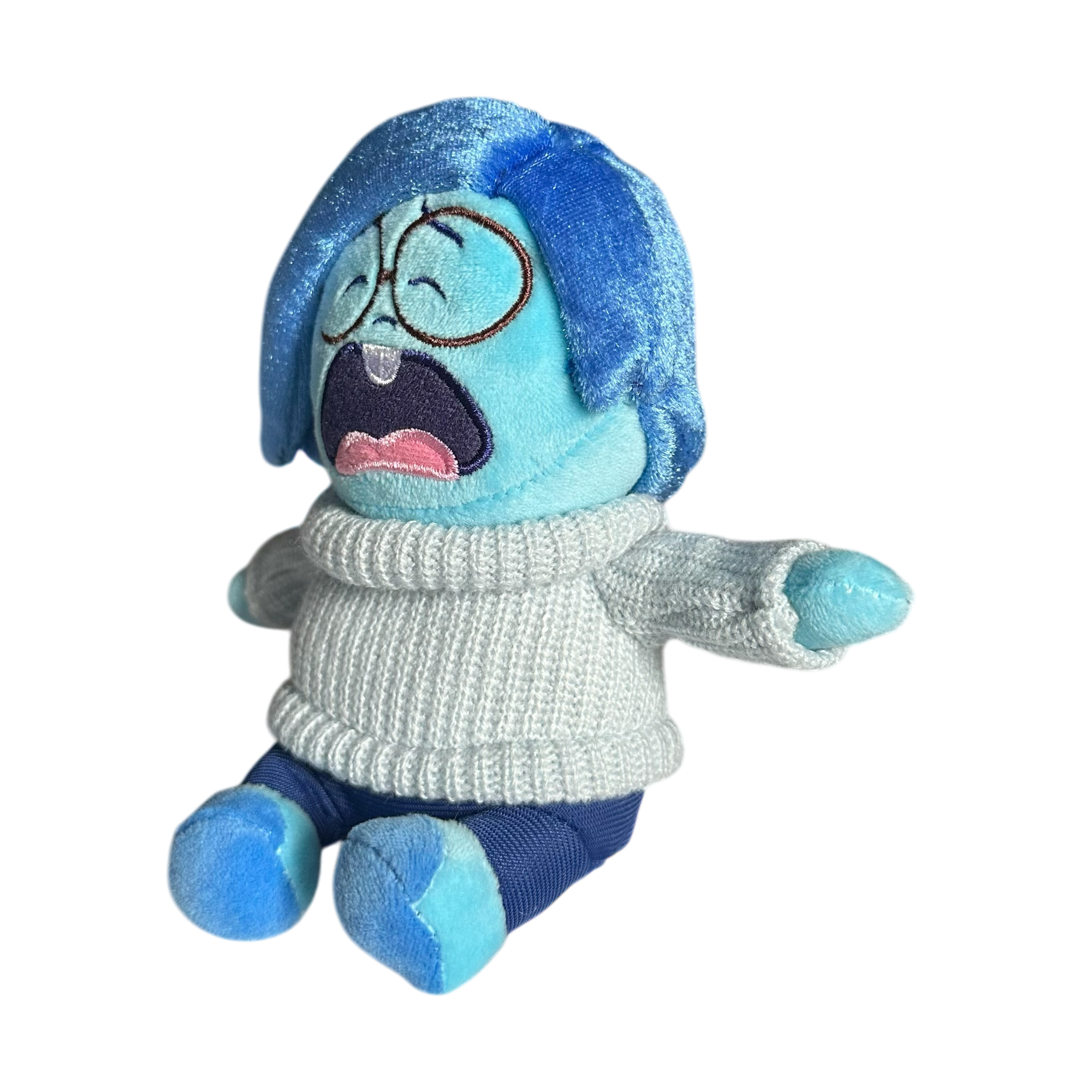 Disney Pixar - Vice-Versa 2 : Peluche Tristesse aimantée - disneyland - Disneyland Paris - disney parks - Disney Store - shop disney - le palais des goodies