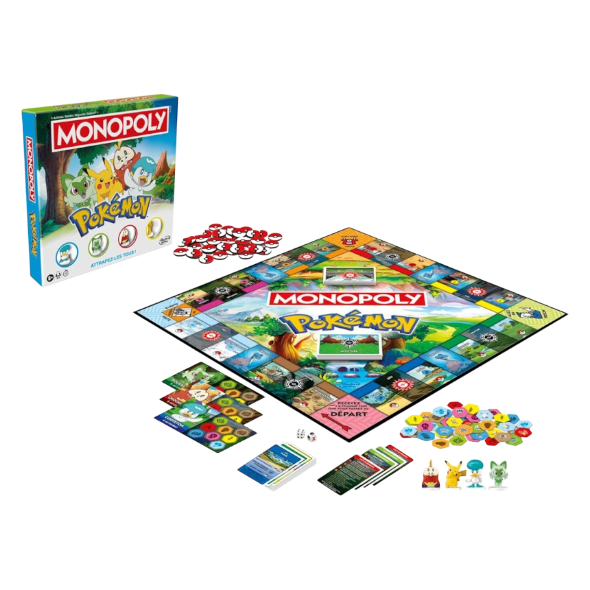 Monopoly - Pokémon : Attrapez-les tous ! - le palais des goodies - hasbro