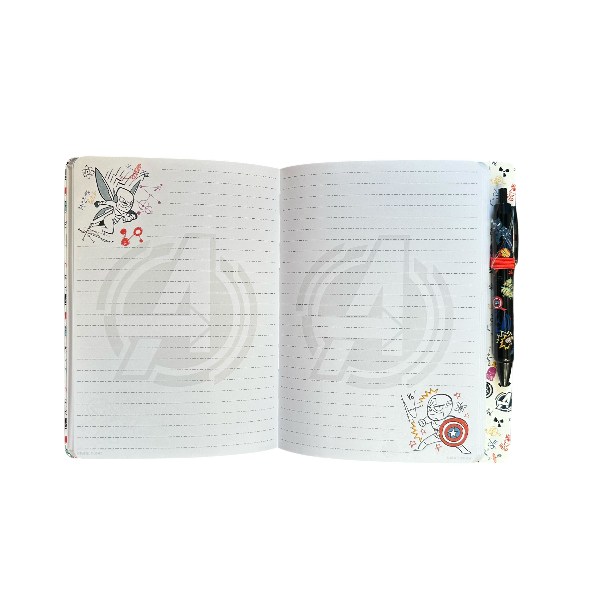 Marvel - Avengers : Carnet   Stylo - disneyland - Disneyland Paris - Disney Store - disney parks - shop disney - le palais des goodies