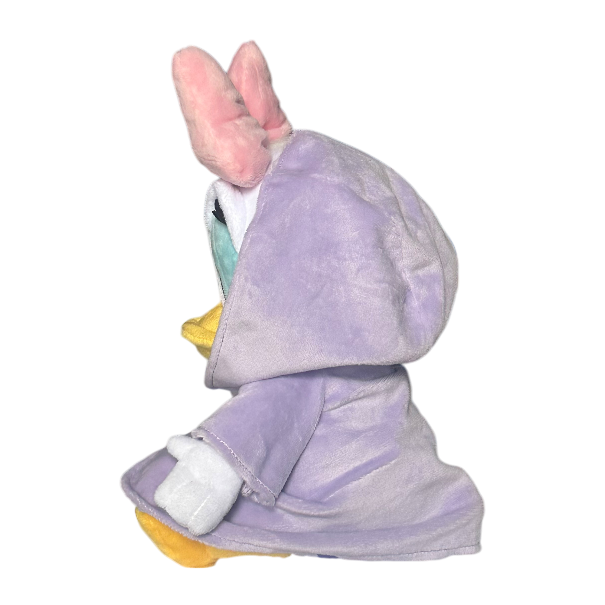 Disney - Daisy Duck : Peluche bébé "capuche" - disneyland - disneyland paris - disney paerks - disney store - shop disney - le palais des Goodies