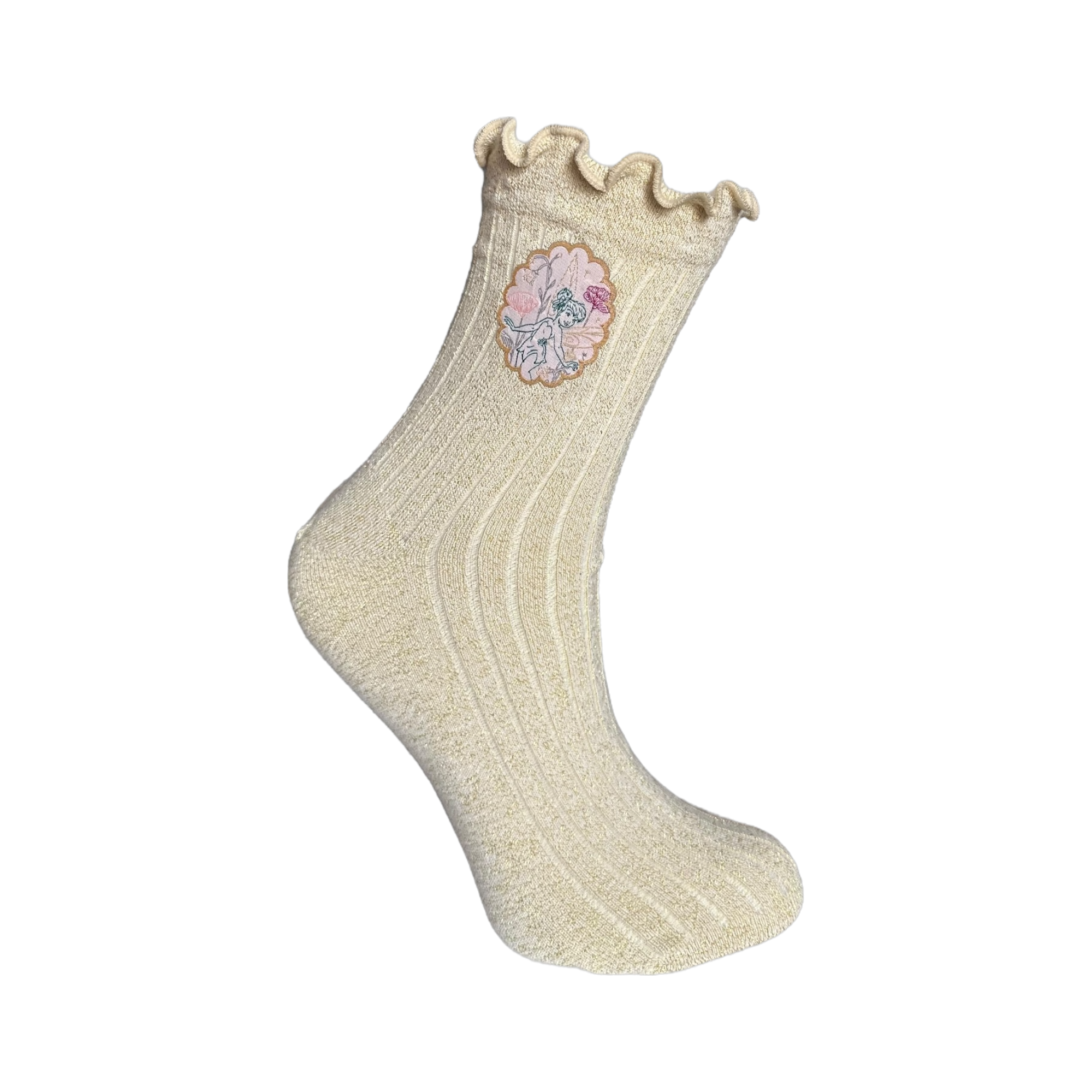 Disney - Clochette : Chaussette Tink Fairy - disneyland paris - disneyland - Disney Store - disney parks - le palais des goodies