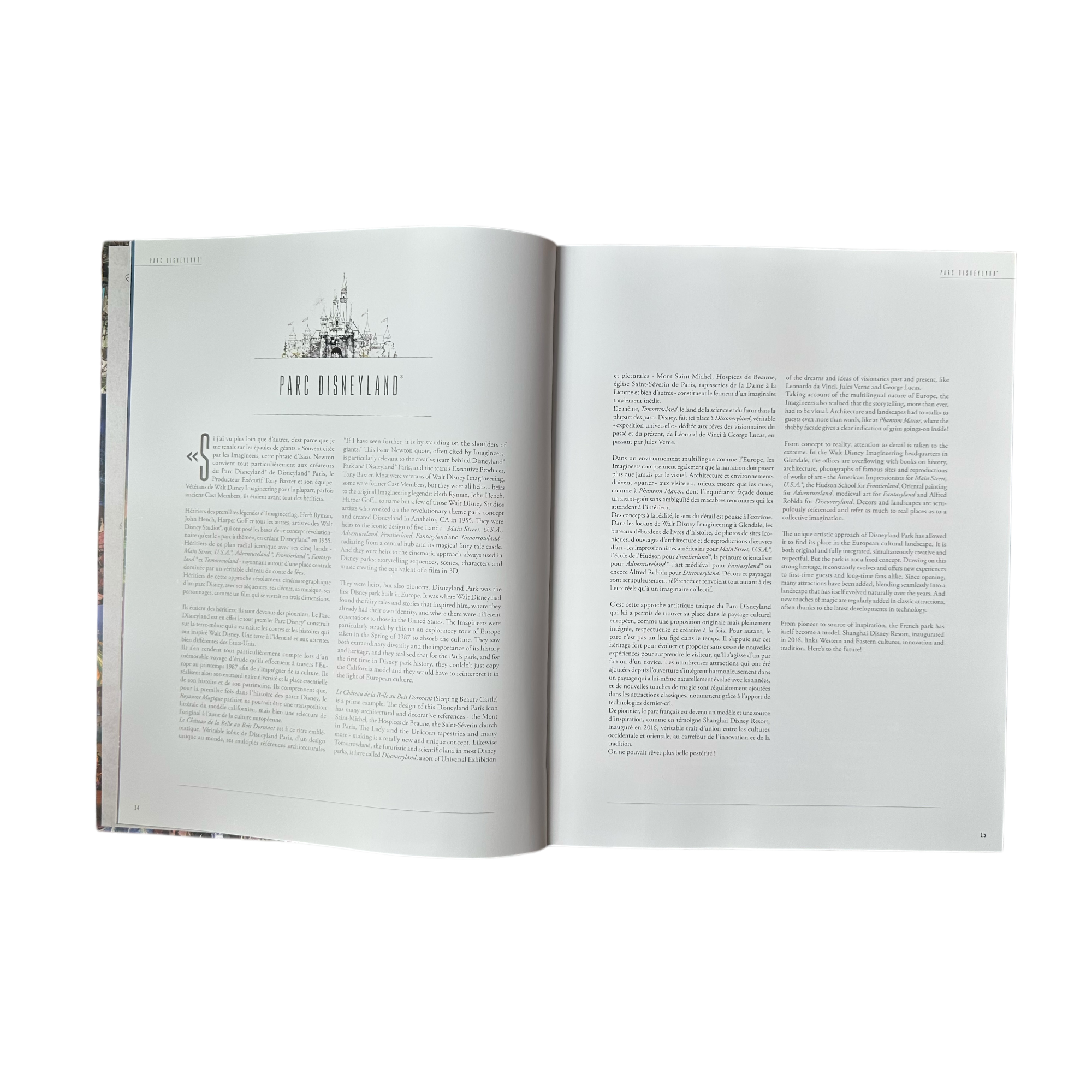 Livre : The Art of Disneyland Paris - disneyland - disney parks - Disney Store - shop disney - le palais des goodies