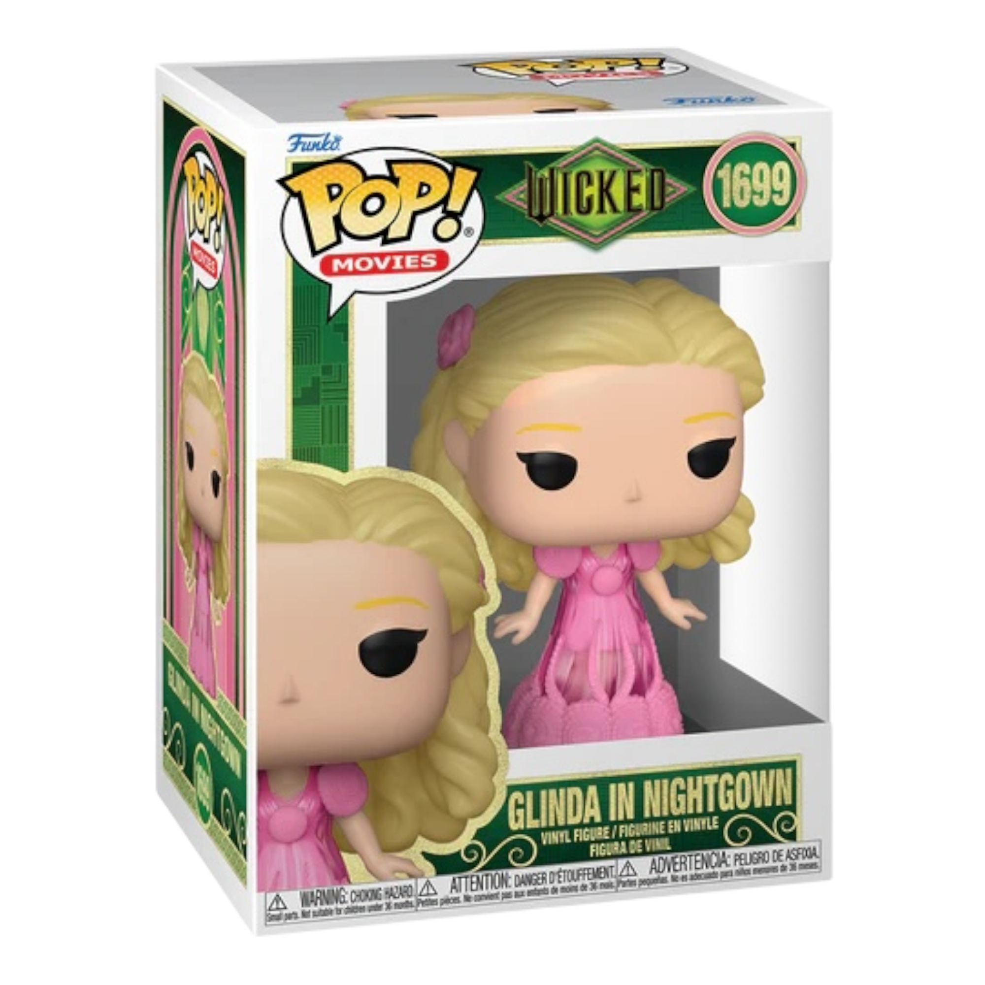 Wicked - Funko Pop N°1699 : Glinda in nightgown - le palais des goodies - Ariana grande - Cynthia Erivo