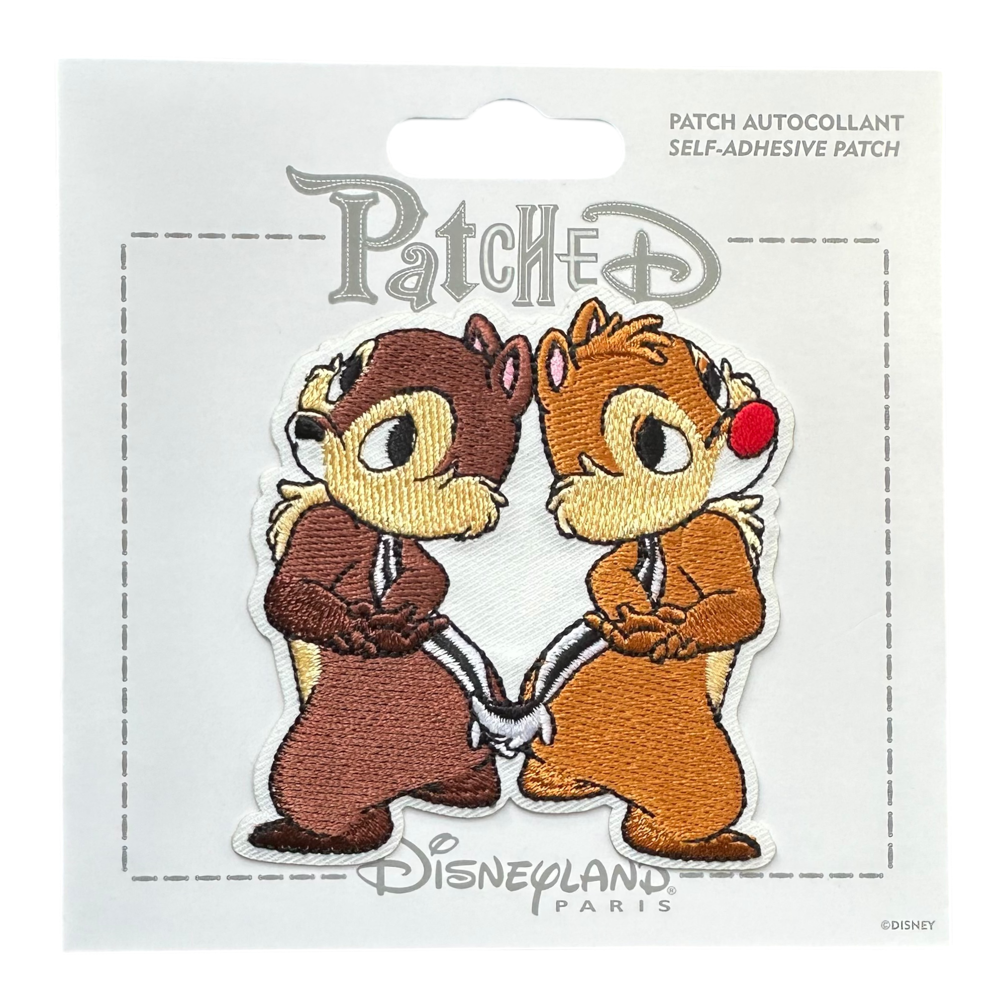Disney - Tic et Tac : Patch autocollant - disneyland - Disneyland Paris - disney parks ) Disney Store - shop disney - le palais des goodies