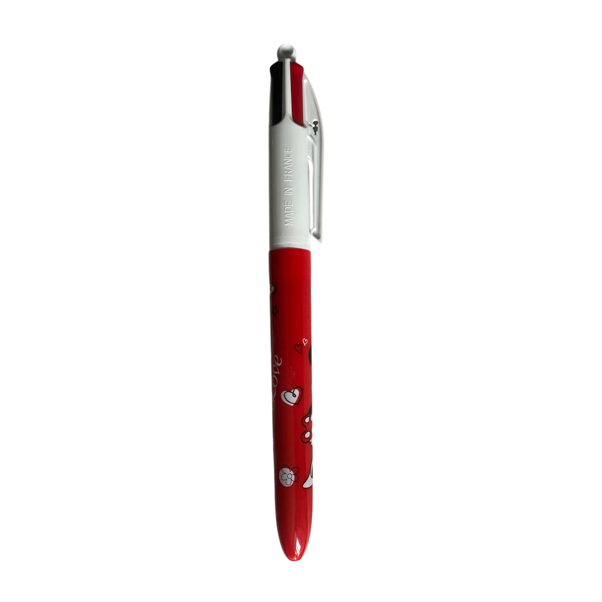 Disney - Minnie Mouse : BIC 4 couleurs "love" - disneyland - Disneyland Paris - disney parks - Disney store - shop disney - le palais des goodies