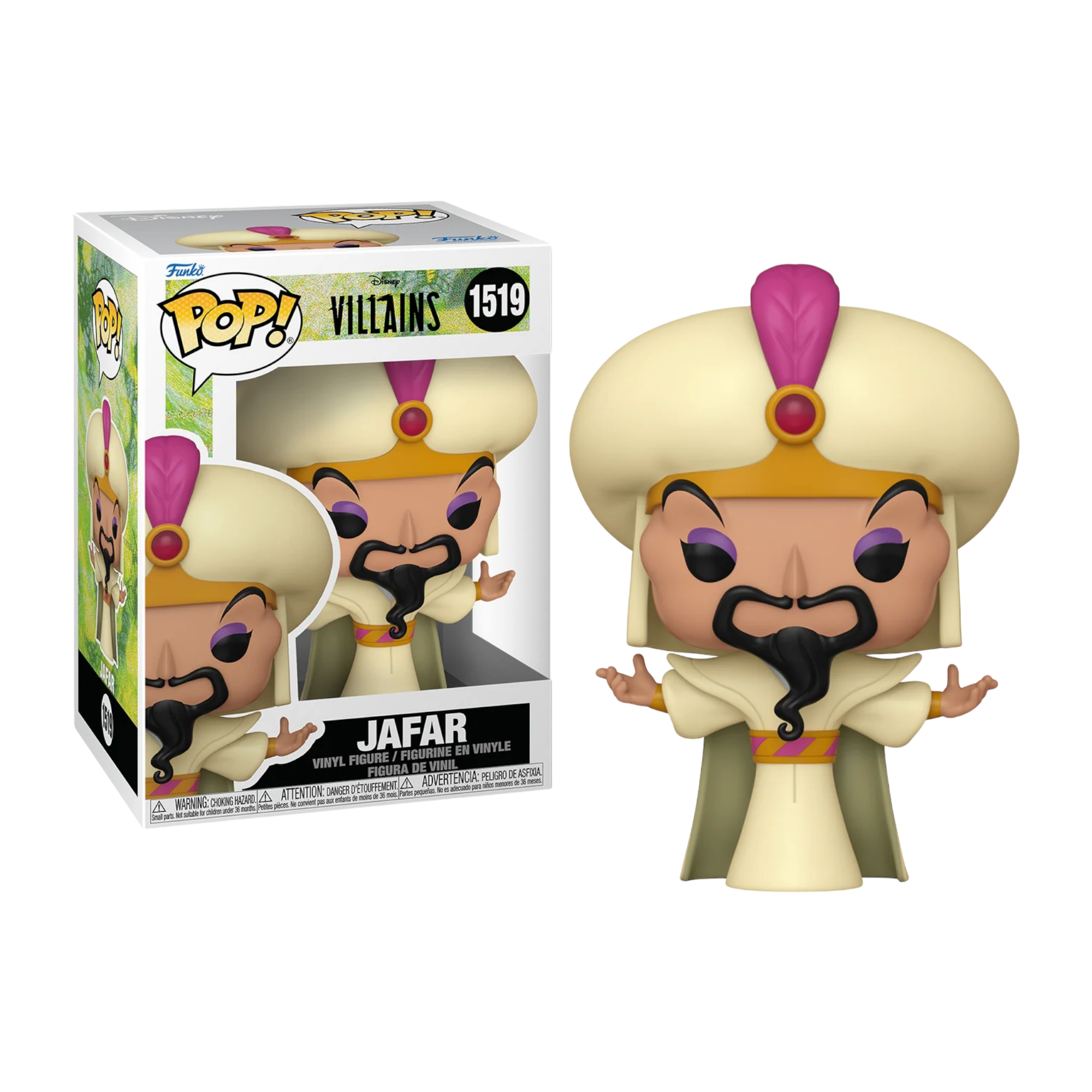 Aladdin - Funko Pop N°1519 : Jafar - disneyland - Disneyland Paris - disney parks - Disney Store - shop disney - le palais des goodies - aladdin