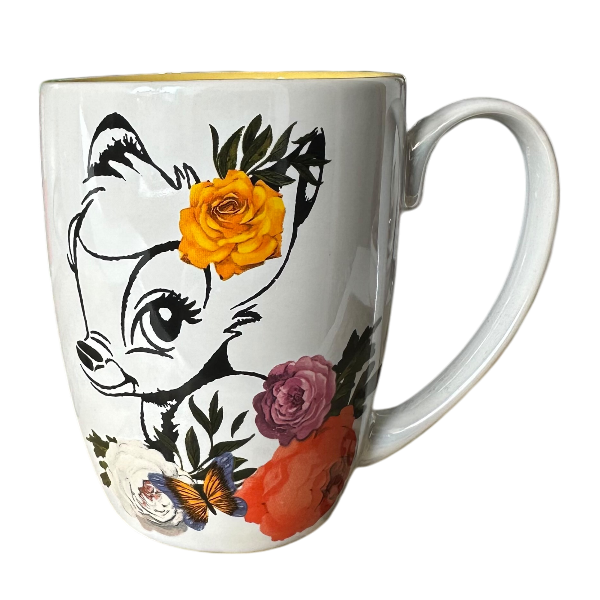 Disney - Bambi : Mug Bambi "Floral" - disneyland - Disneyland Paris - disney parks - Disney Store - le palais des goodies
