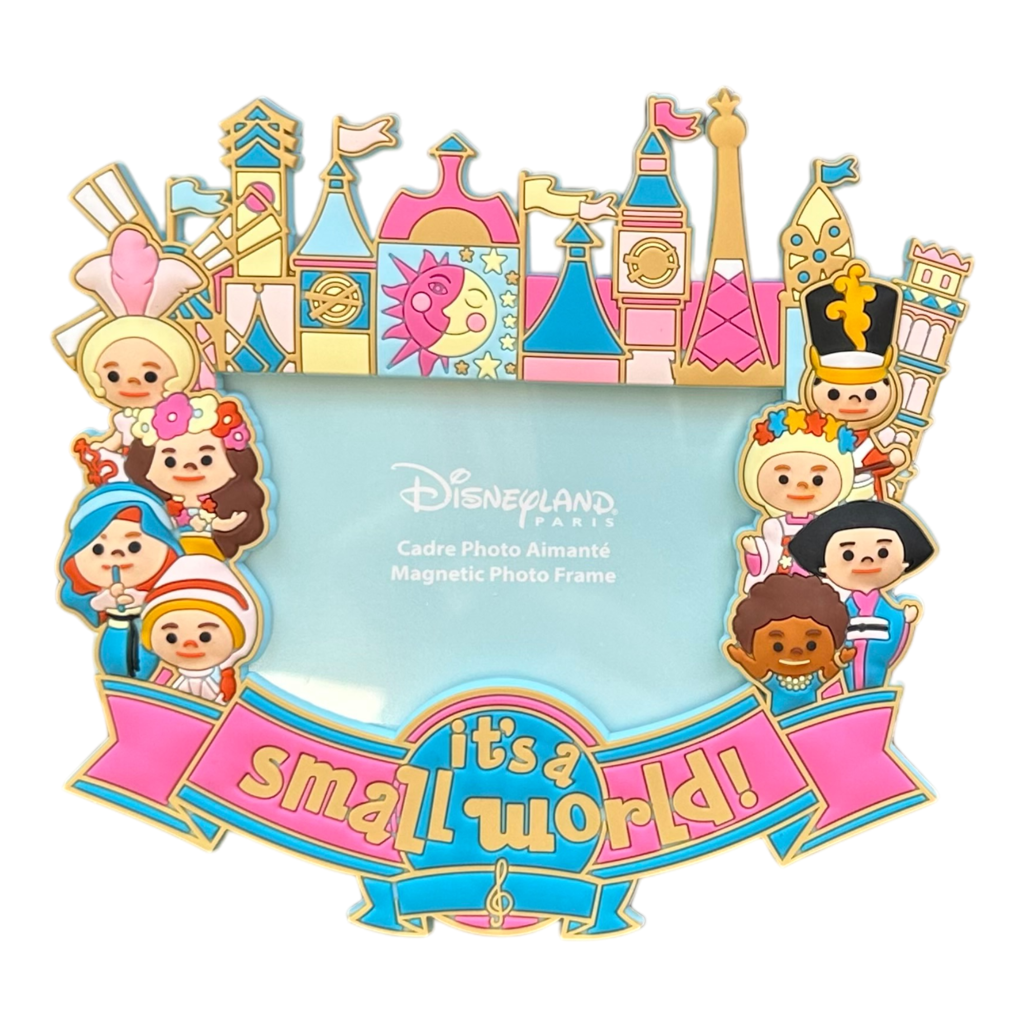 Disney - Its a small world : Cadre photo aimanté - disneyland - Disneyland Paris - disney parks ) disney store - shop disney - le palais des goodies