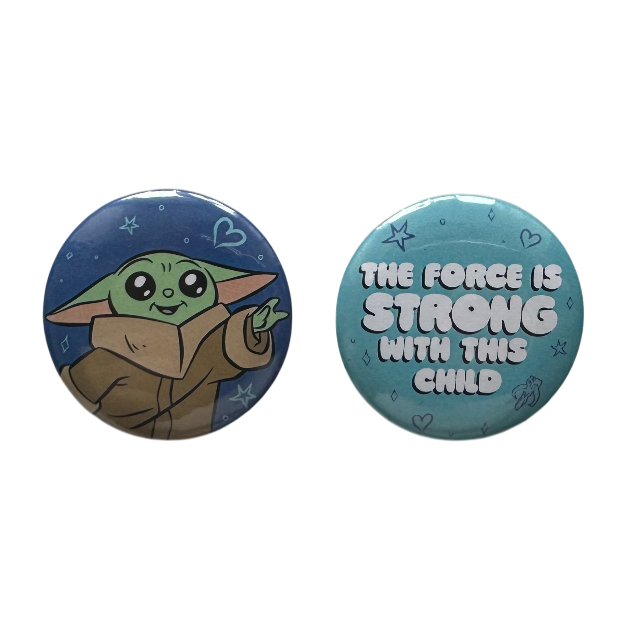 Star Wars - The Mandalorian : Lot de 2 badges - disneyland - disneyland paris - disney parks - disney store - shop disney - le palais des goodies