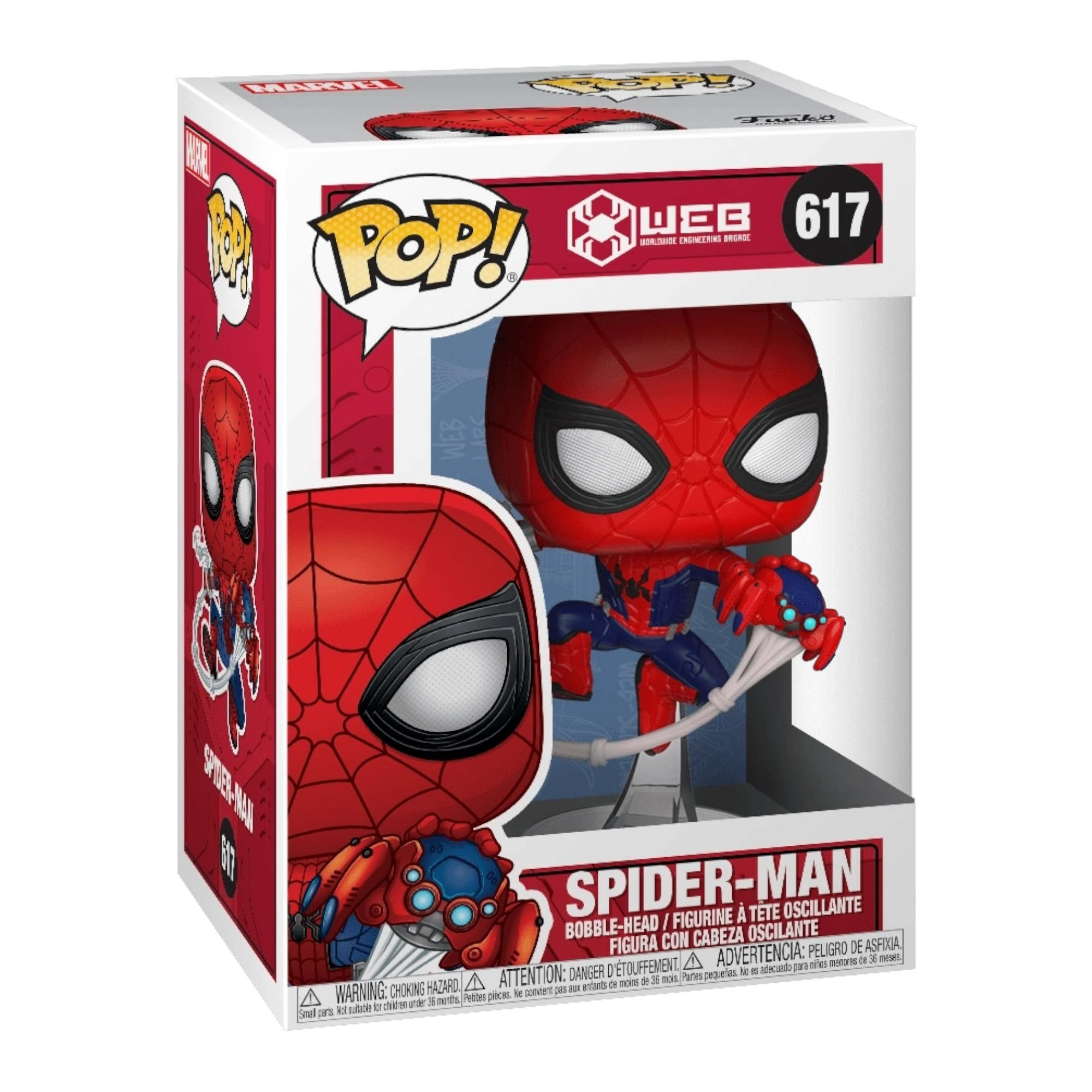 W.E.B. - Funko Pop Bobble Head N°617 : Spider-Man - disneyland - Disneyland Paris - disney parks - disney store - shop disney - le palais des goodies